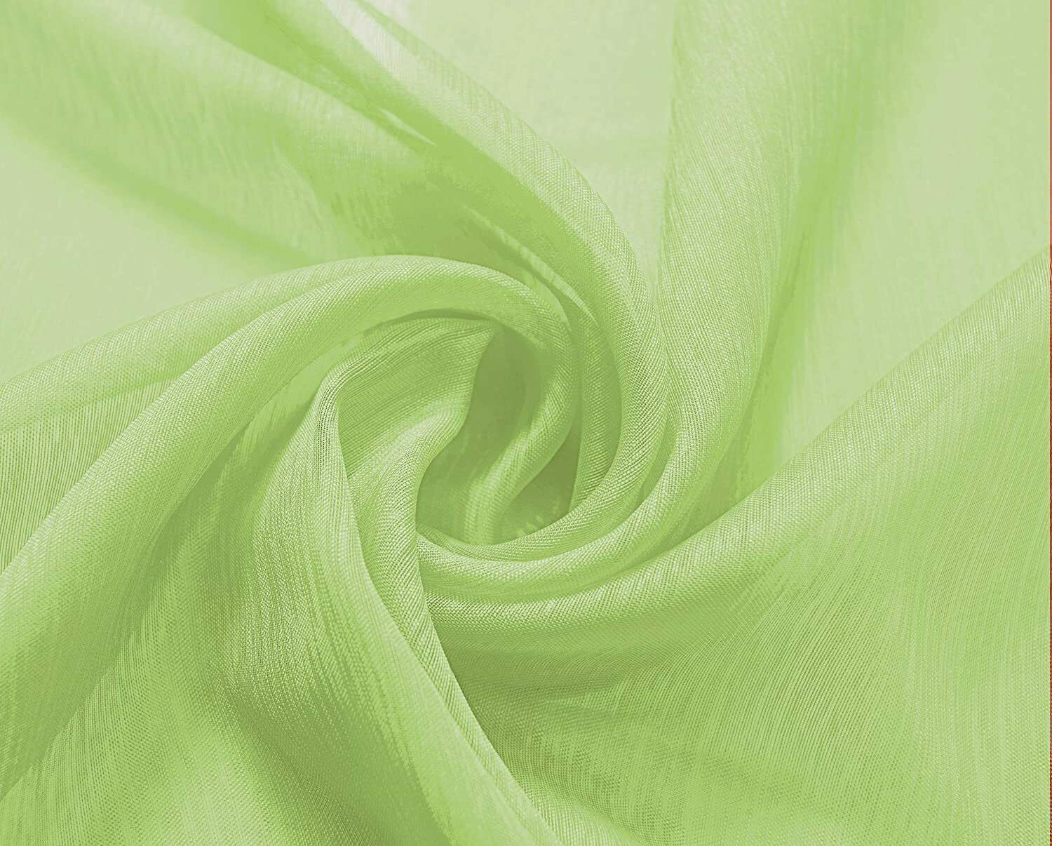Sheer Voile Window Curtain Panel Rod Pocket Top Solid Colors Celine 55x90 1 PC - Picture 8 of 15