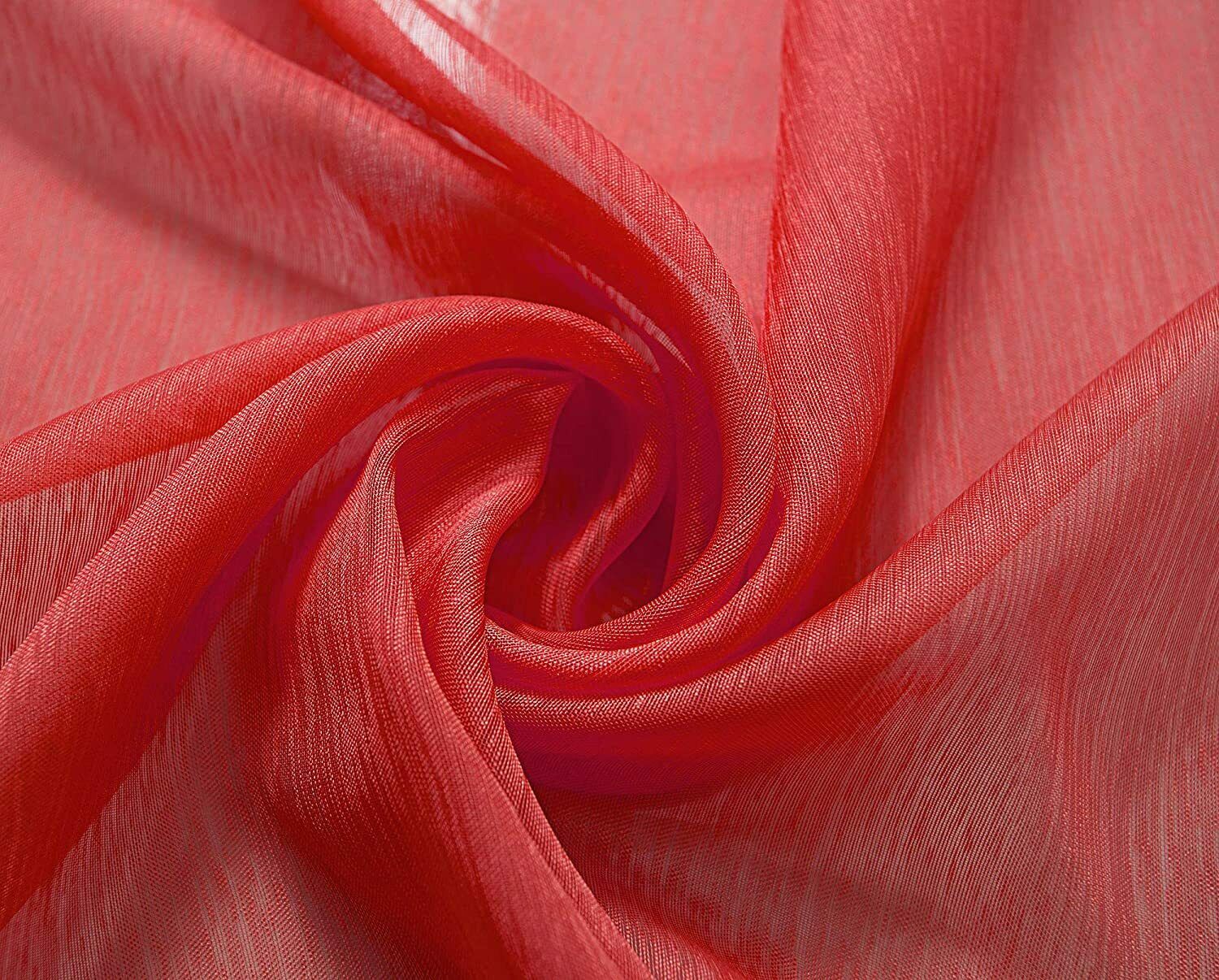 Sheer Voile Window Curtain Panel Rod Pocket Top Solid Colors Celine 55x90 1 PC - Picture 14 of 15