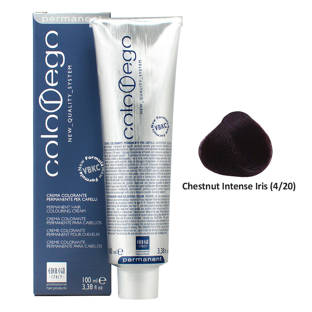 Ever Ego Colorego Permanent Hair Color 3.38 oz w/Free Nail File