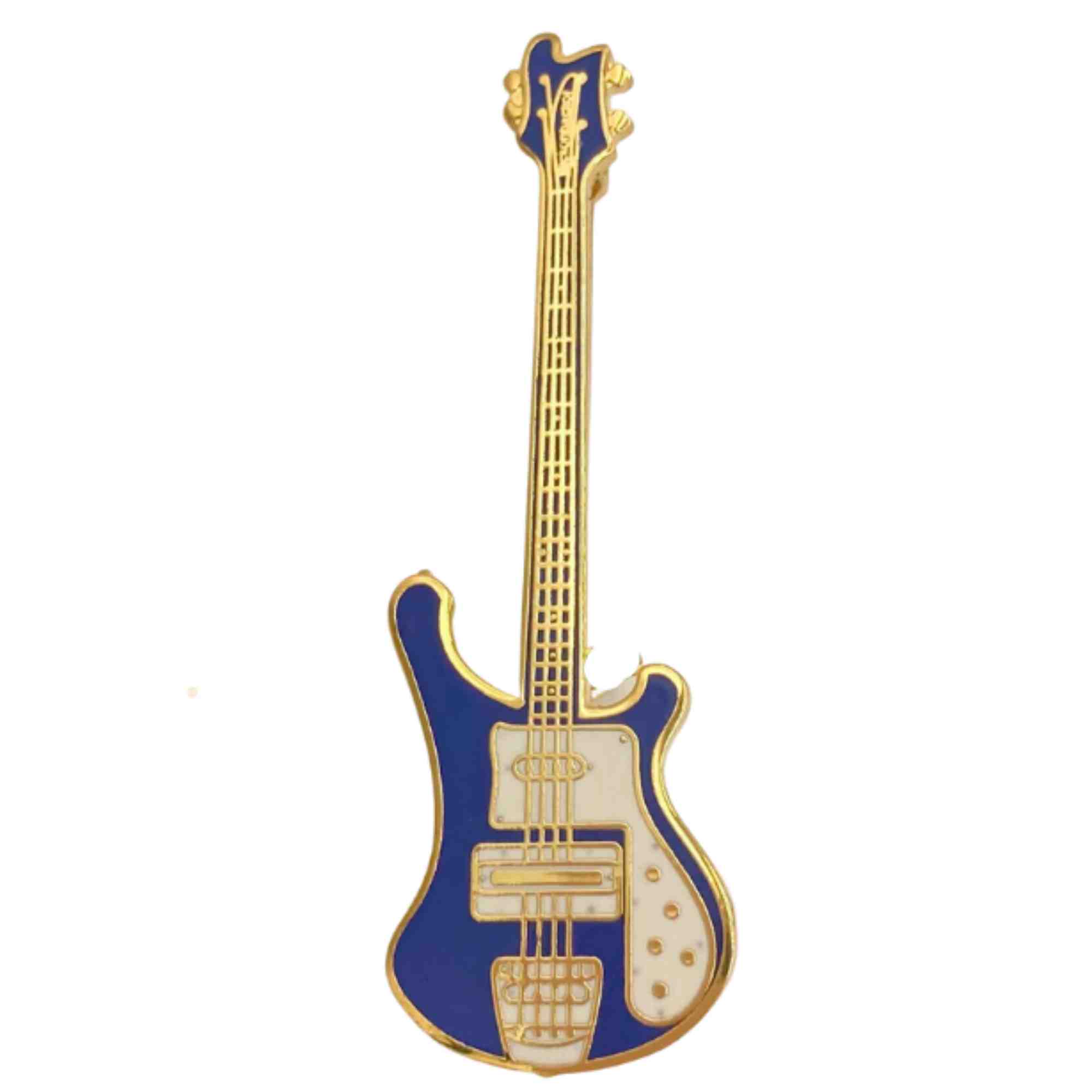 Rickenbackerタイププレート Rickenbacker Bass Pin - Blue with White Pickguard | eBay