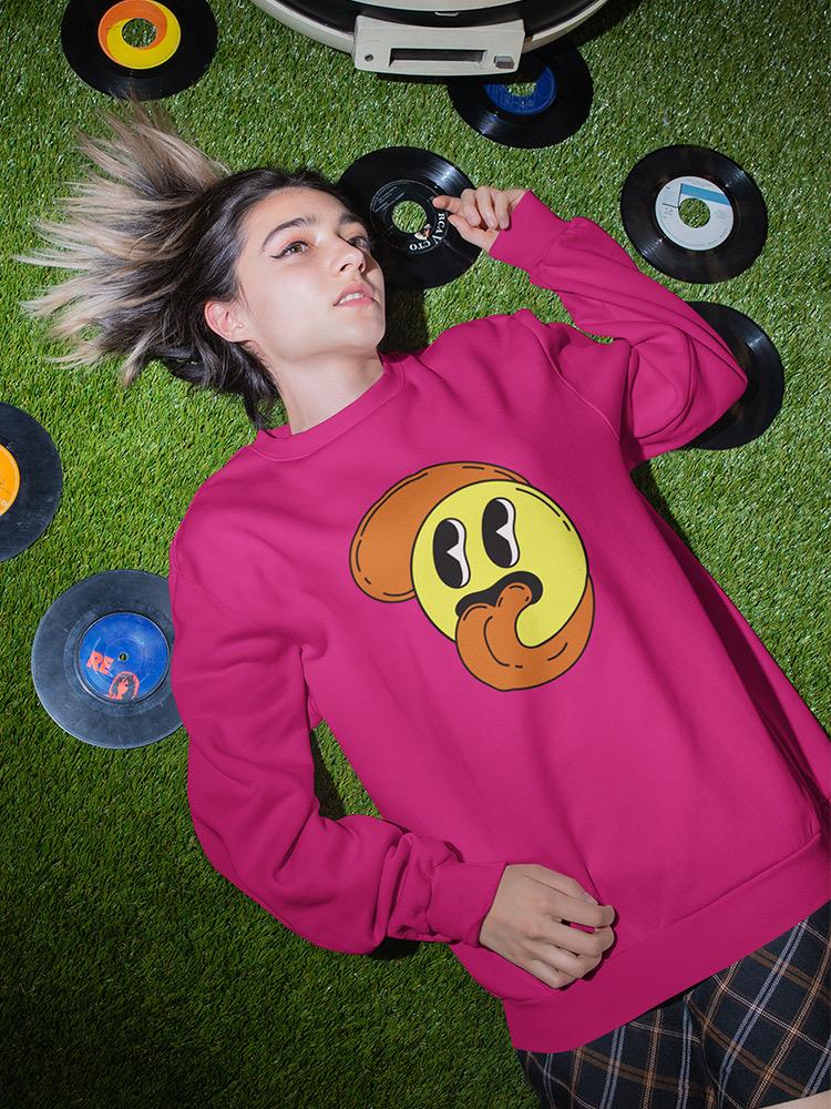 smiling face hoodie