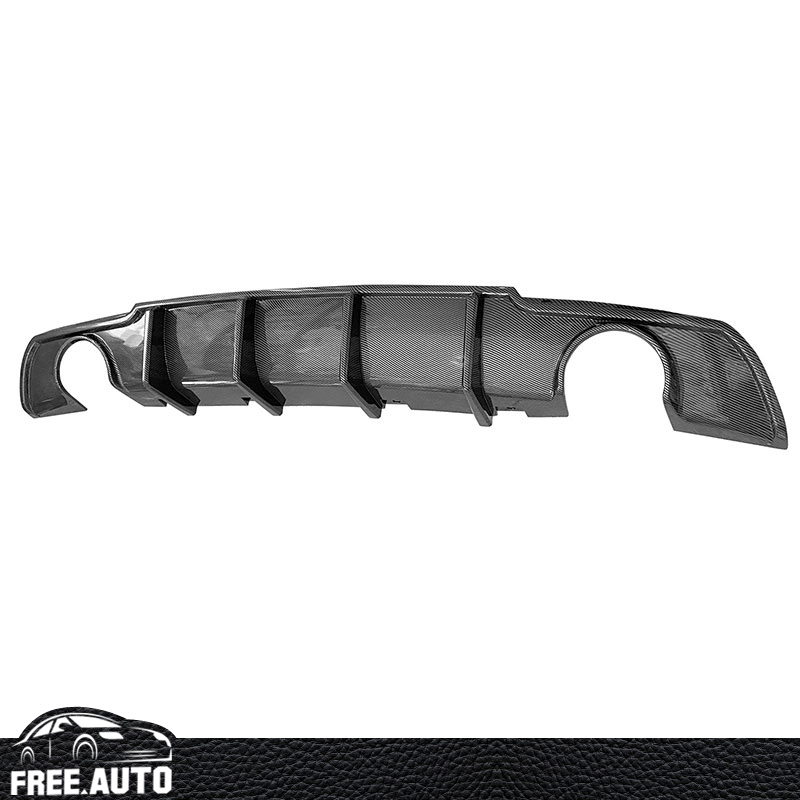 For 2015-23 Chrysler 300 SRT Matt Black Shark Fin Rear Bumper Diffuser