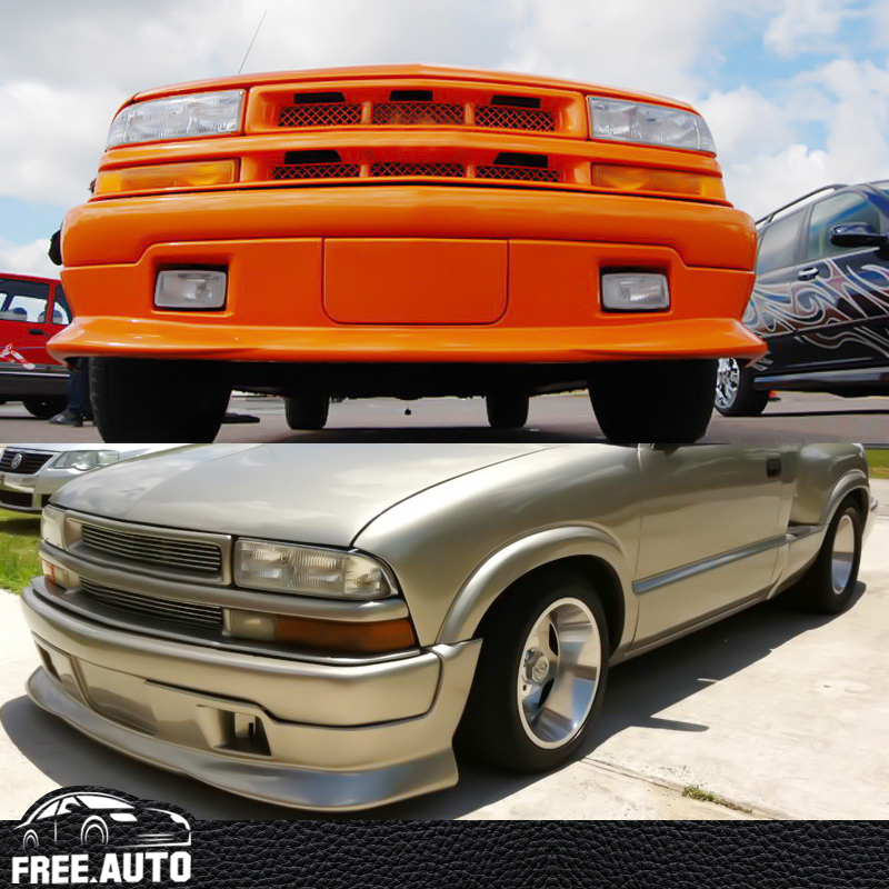 Fits 98-04 Blazer EXTREME Style PU Urethane Front Bumper Lip Spoiler PU Bodykit