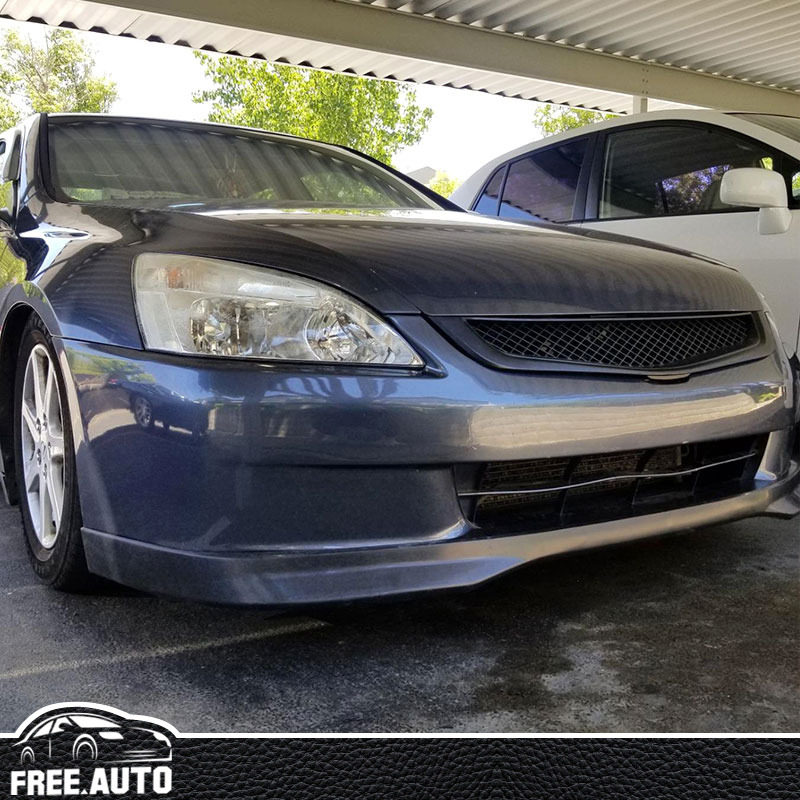 Fits 03-05 Honda Accord Sedan 4DR Type R Style Front Bumper Lip