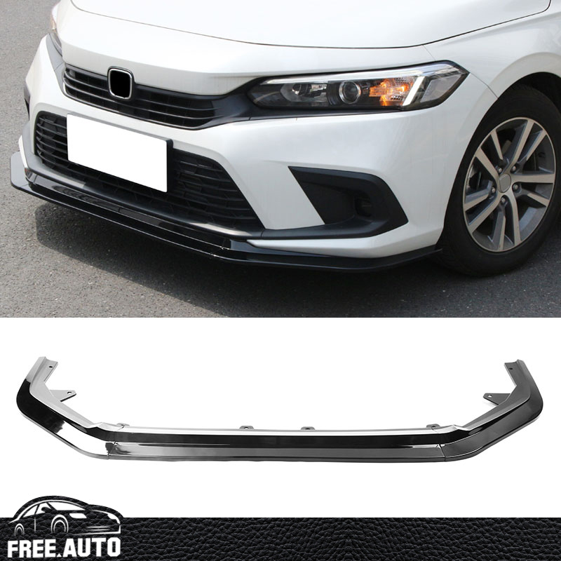 Honda Civic 11th フロントリップ 2022-2024 Honda Civic 11th Gen RS Style Front Bumper Lip PP Gloss