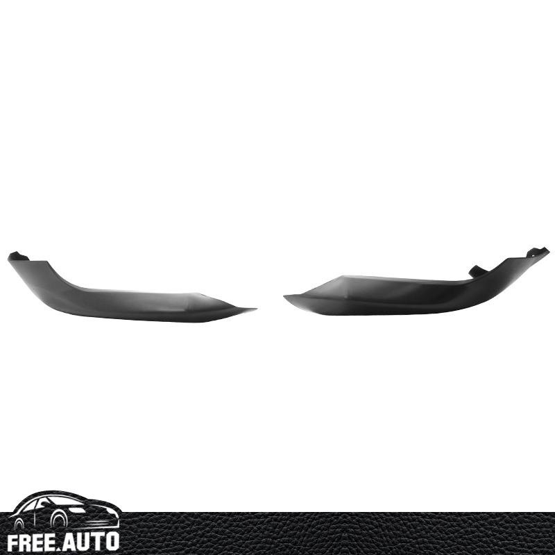 4Caroption Front Bumper Lip Spoiler Splitter For 2006-2008 Mitsubishi Eclipse - OE Style, PU, Unpainted Black