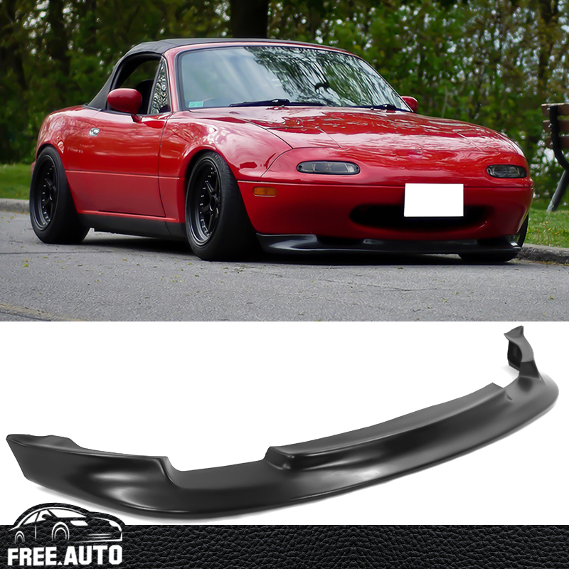 Fit 90-97 Mazda Miata MX5 GV Style PU Front Bumper Lip Spoiler