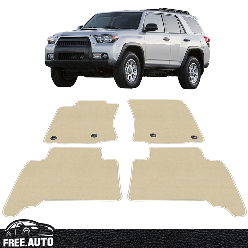 Grandorange 3D TPE Floor Mats For 2014-2023 Toyota 4Runner & Lexus GX460 – All Weather, Black