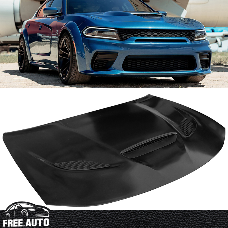 Fits 15-23 Dodge Charger SRT Hellcat Style Aluminum W/ Air Vent