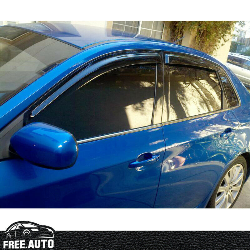 For 08-14 Subaru Impreza WRX STI Window Visor Vent Rain Deflector