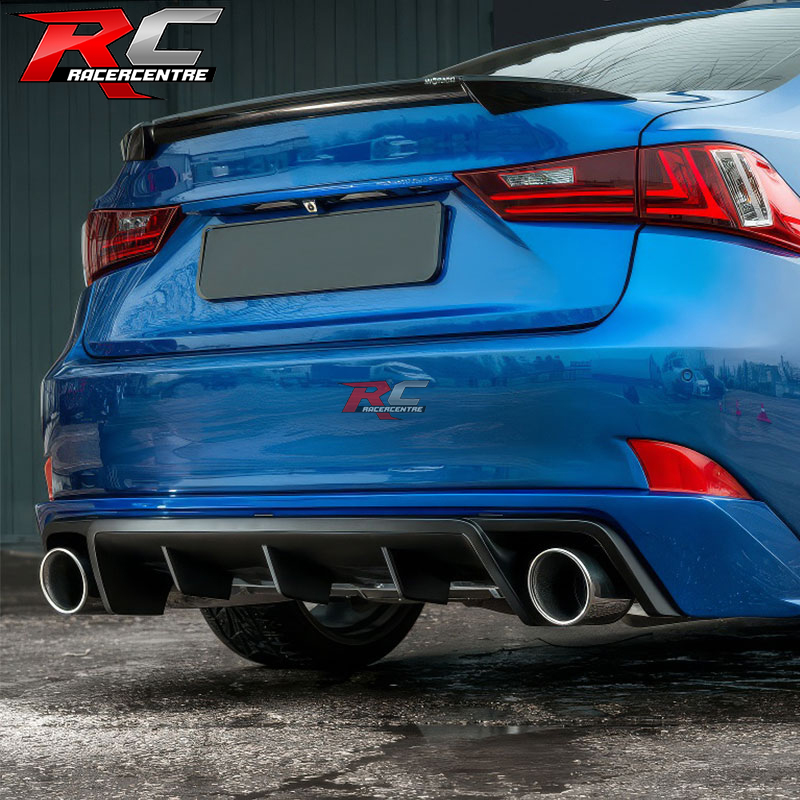 Fits 14-16 Lexus IS250 IS350 IS200t Rear Bumper Lip Diffuser Shark
