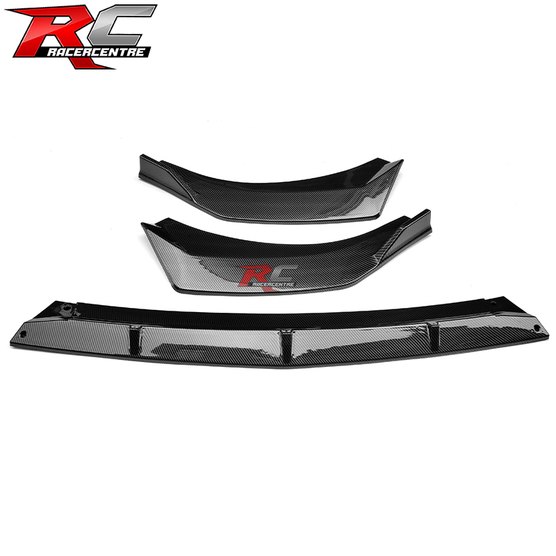 thumbnail image 2 of Gloss Black 3-Piece Front Bumper Lip Splitter For 2021-2023 Hyundai Elantra 4D - FREEMOTOR802 2 of 4