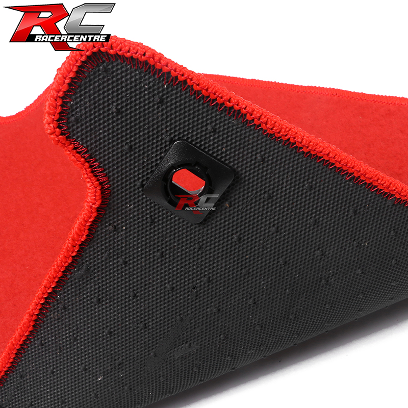 Fit 08-12 Honda Accord Red Nylon Floor Mats Carpets Non-Slip Front Rear & TYPES