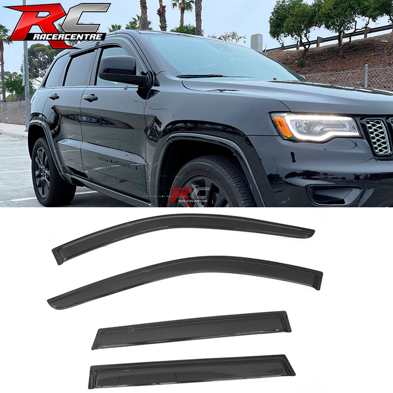 For 11-21 Jeep Grand Cherokee WK2 Acrylic Window Visors Rain Sun