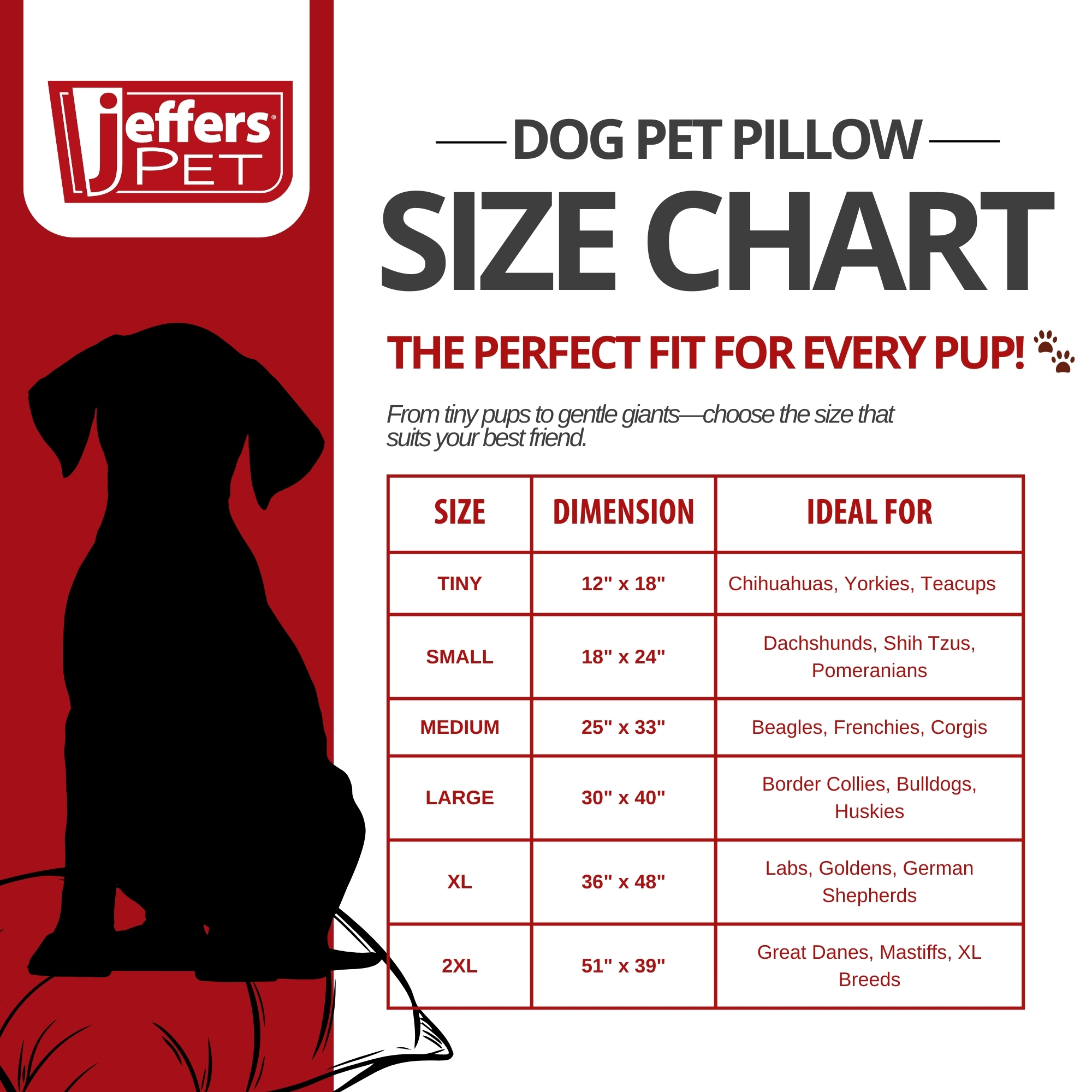 Pet Comfort Pillow - small 18" x 24"