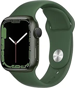 Apple Watch Series 7 41 mm GPS/LTE Estuche Verde Banda Trébol MKH93LL/A Bueno - Imagen 2 de 5
