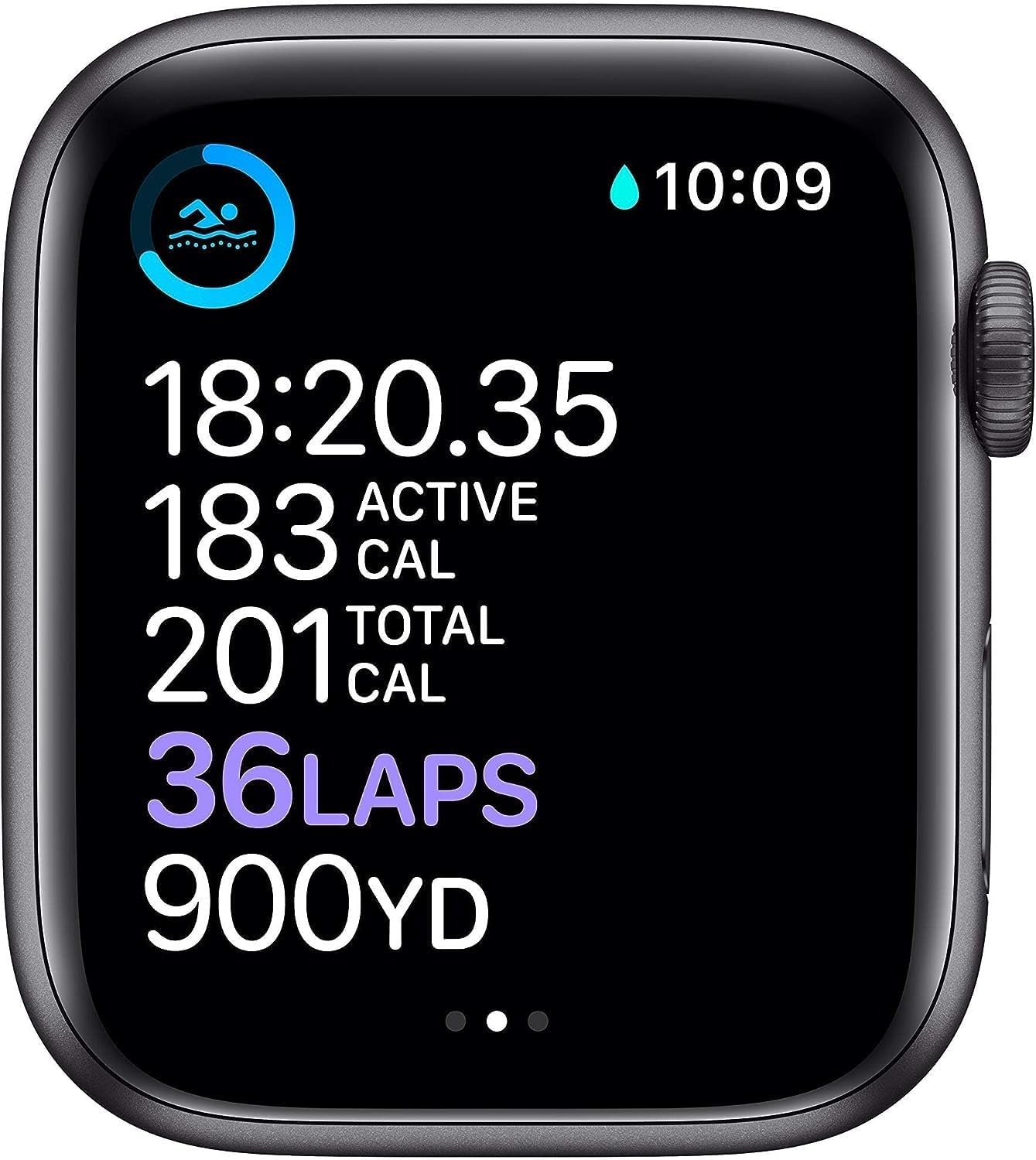 Apple Watch Series 6 44mm GPS/LTE Space Black Titanium Black Band 