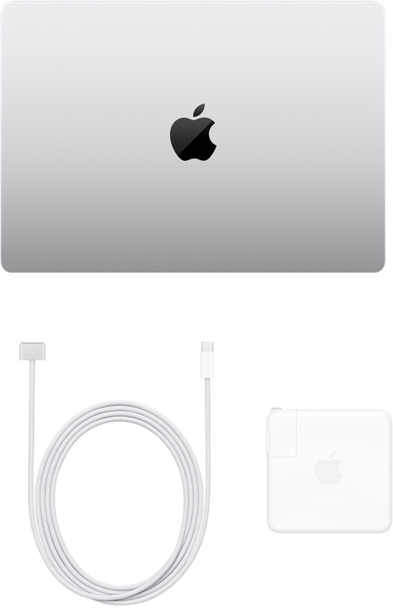 Apple 14" MacBook Pro M1 Pro 512GB SSD 2021 Silver MKGR3LL/A Good - Picture 2 of 5