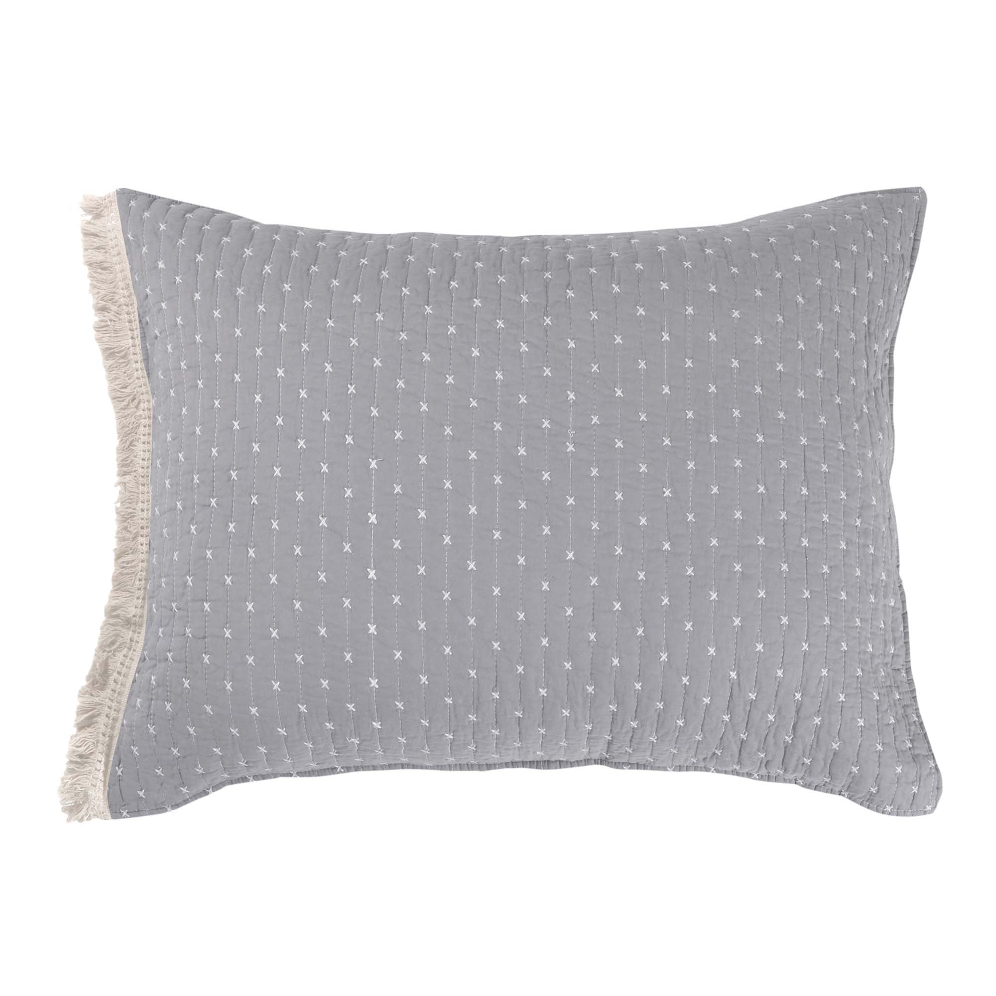 Cross Stitch Standard Sham - Levtex Home - Picture 32 of 49