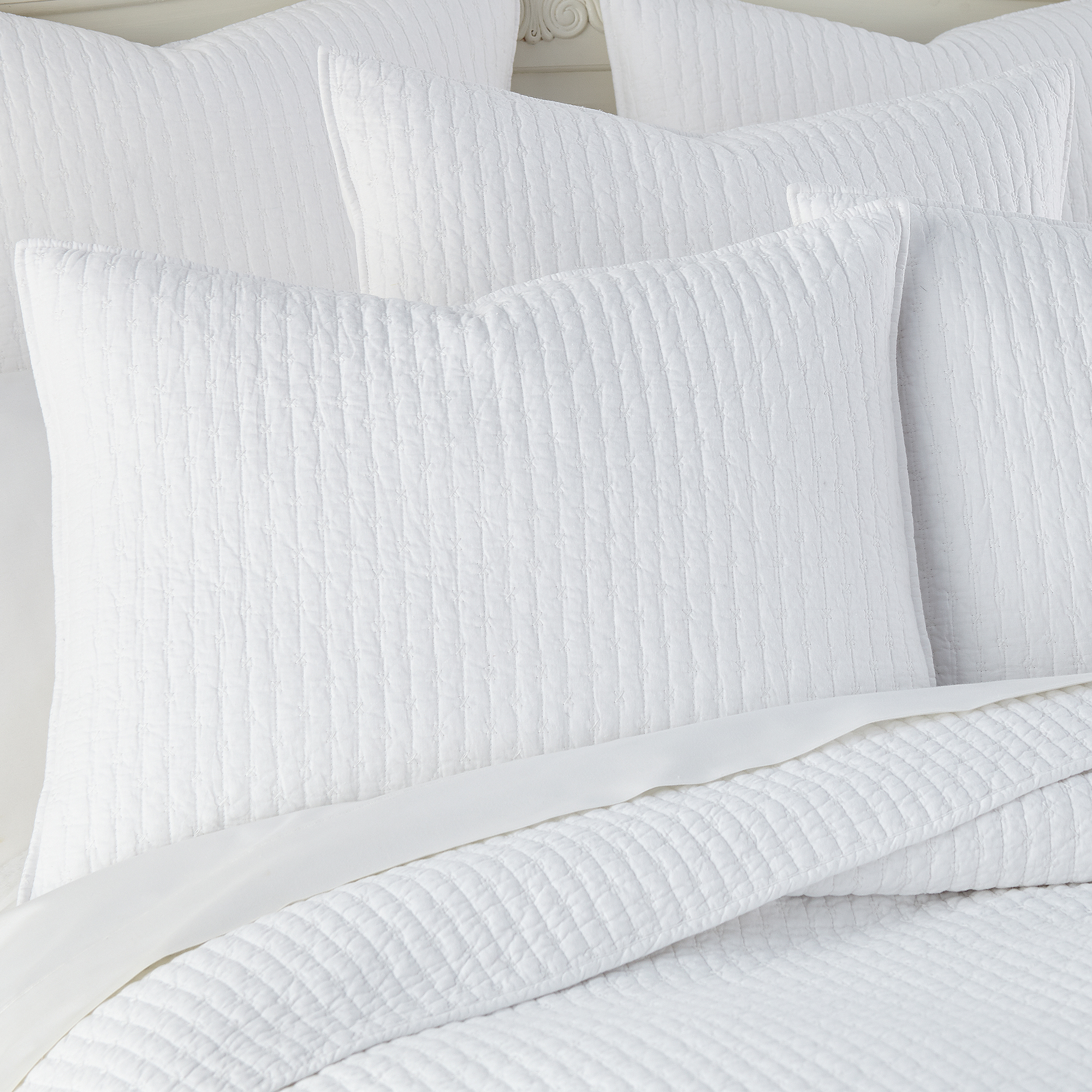 Cross Stitch Standard Sham - Levtex Home - Picture 12 of 49