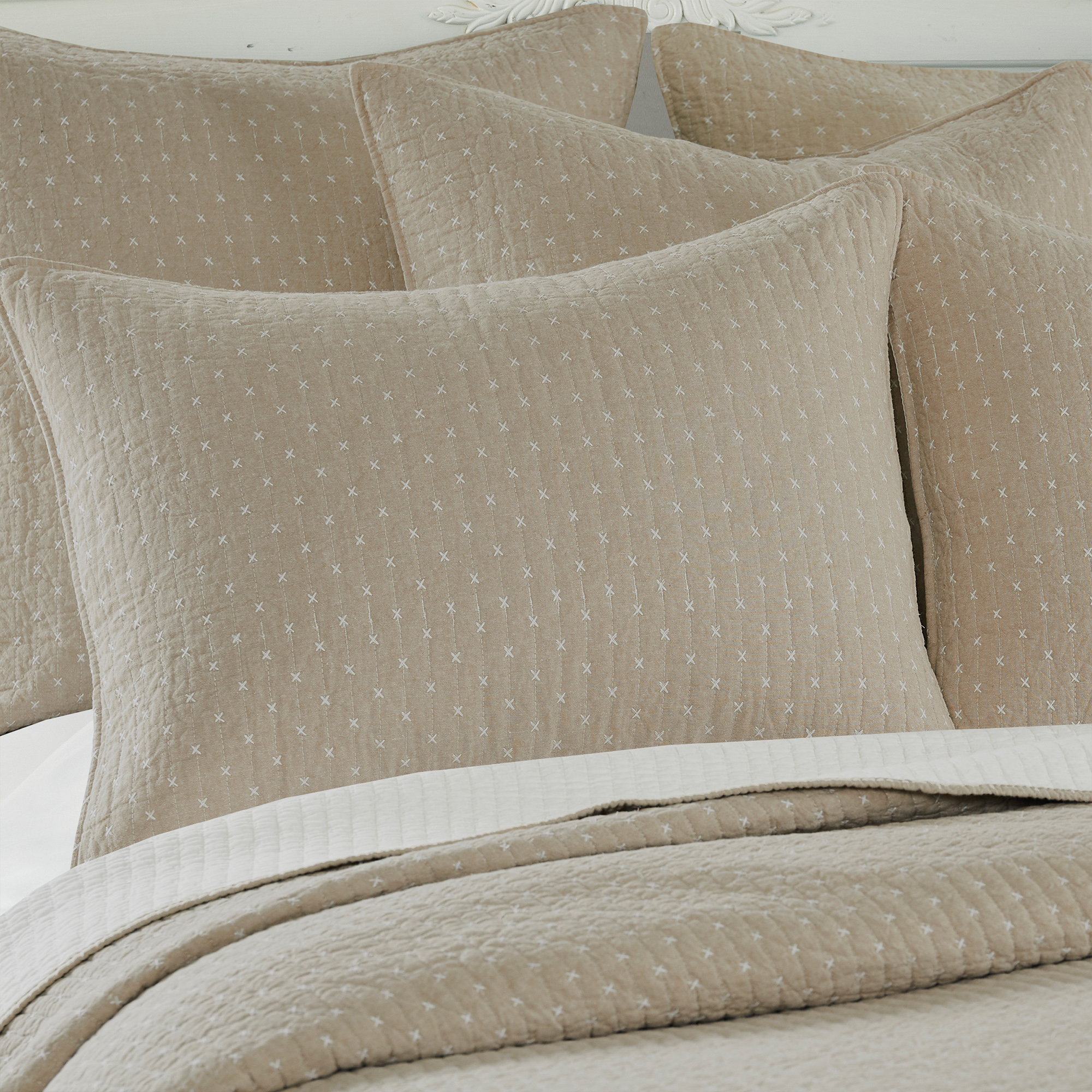 Cross Stitch Standard Sham - Levtex Home - Picture 48 of 49