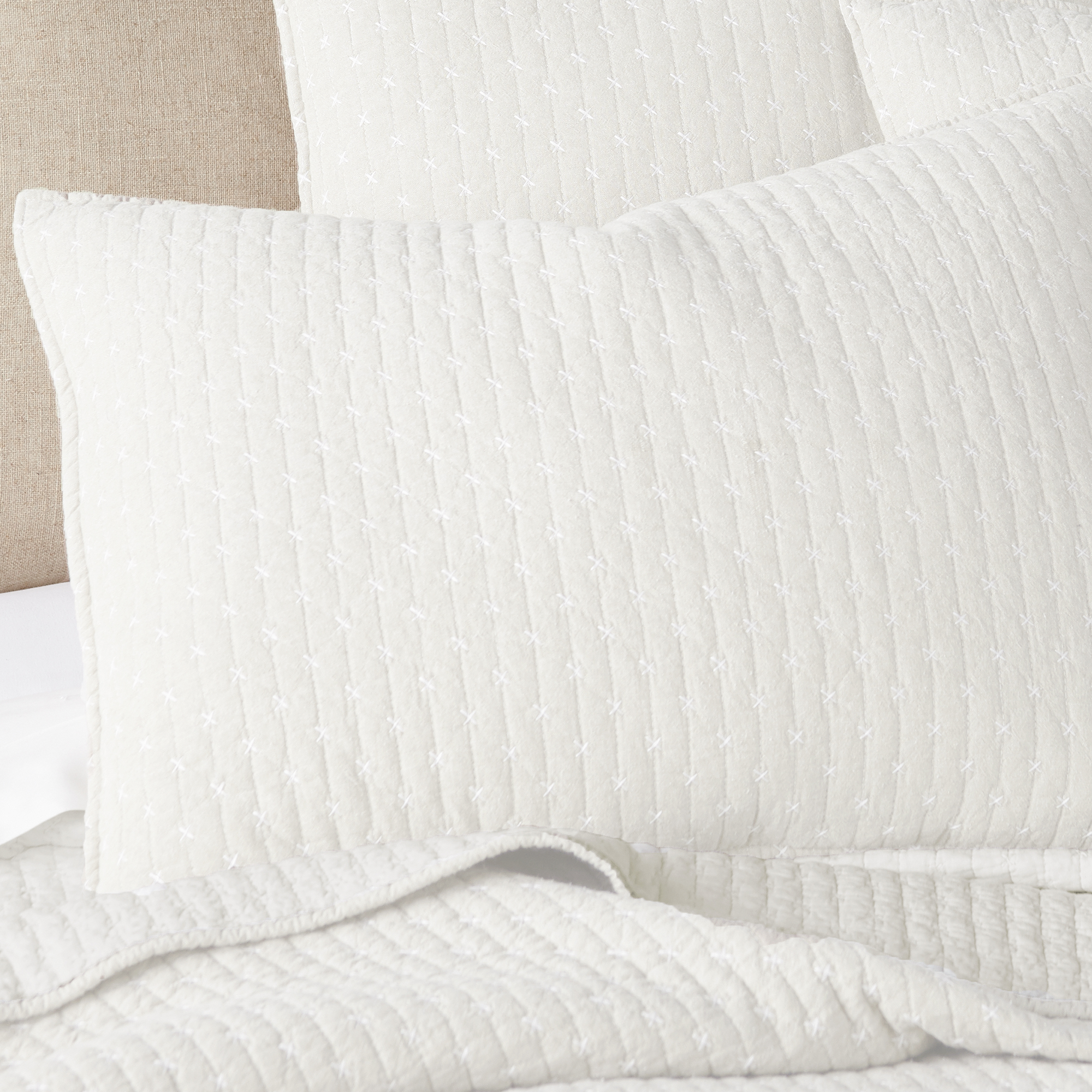 Cross Stitch Standard Sham - Levtex Home - Picture 24 of 49