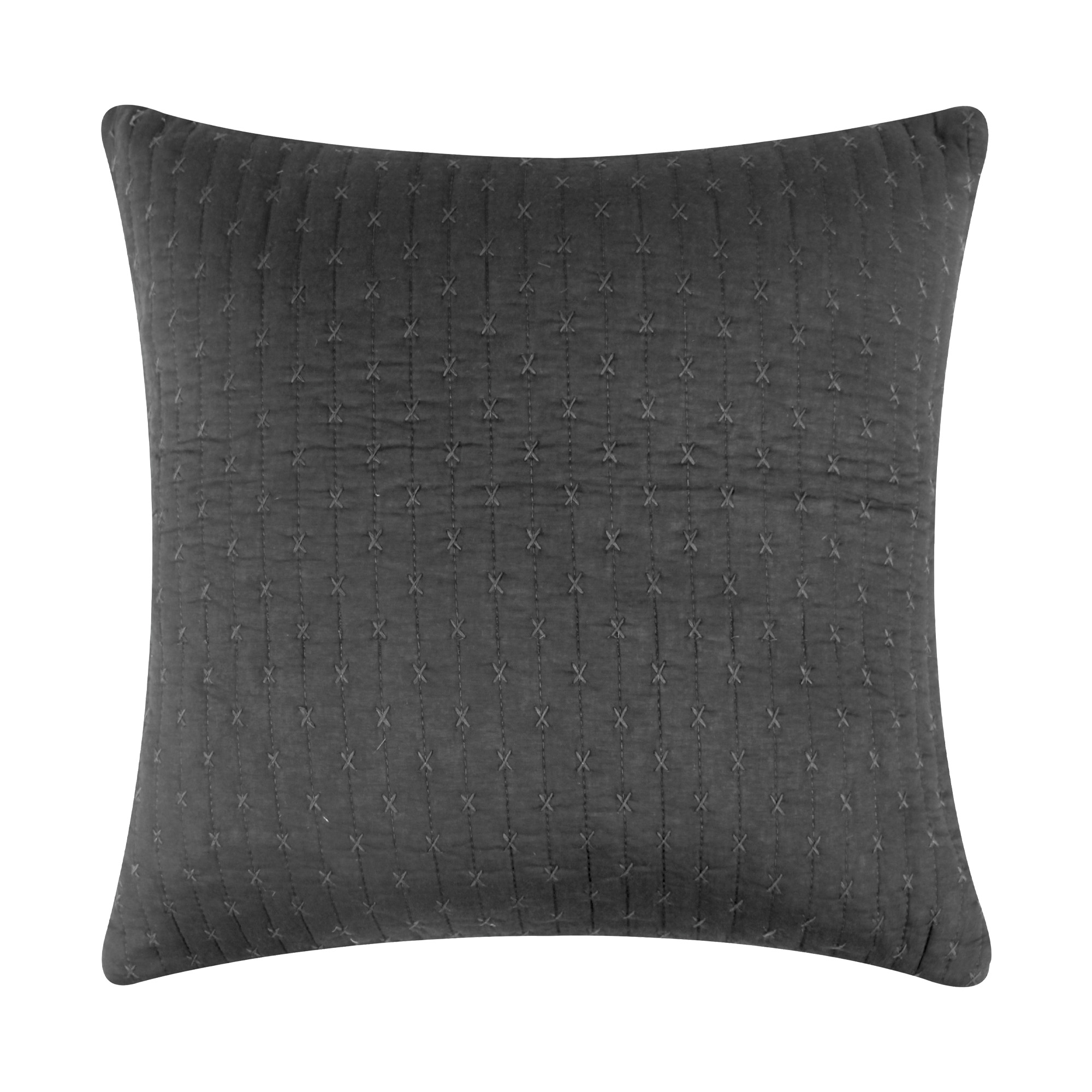 Cross Stitch Square Pillow 18x18 - Levtex Home - Picture 11 of 40