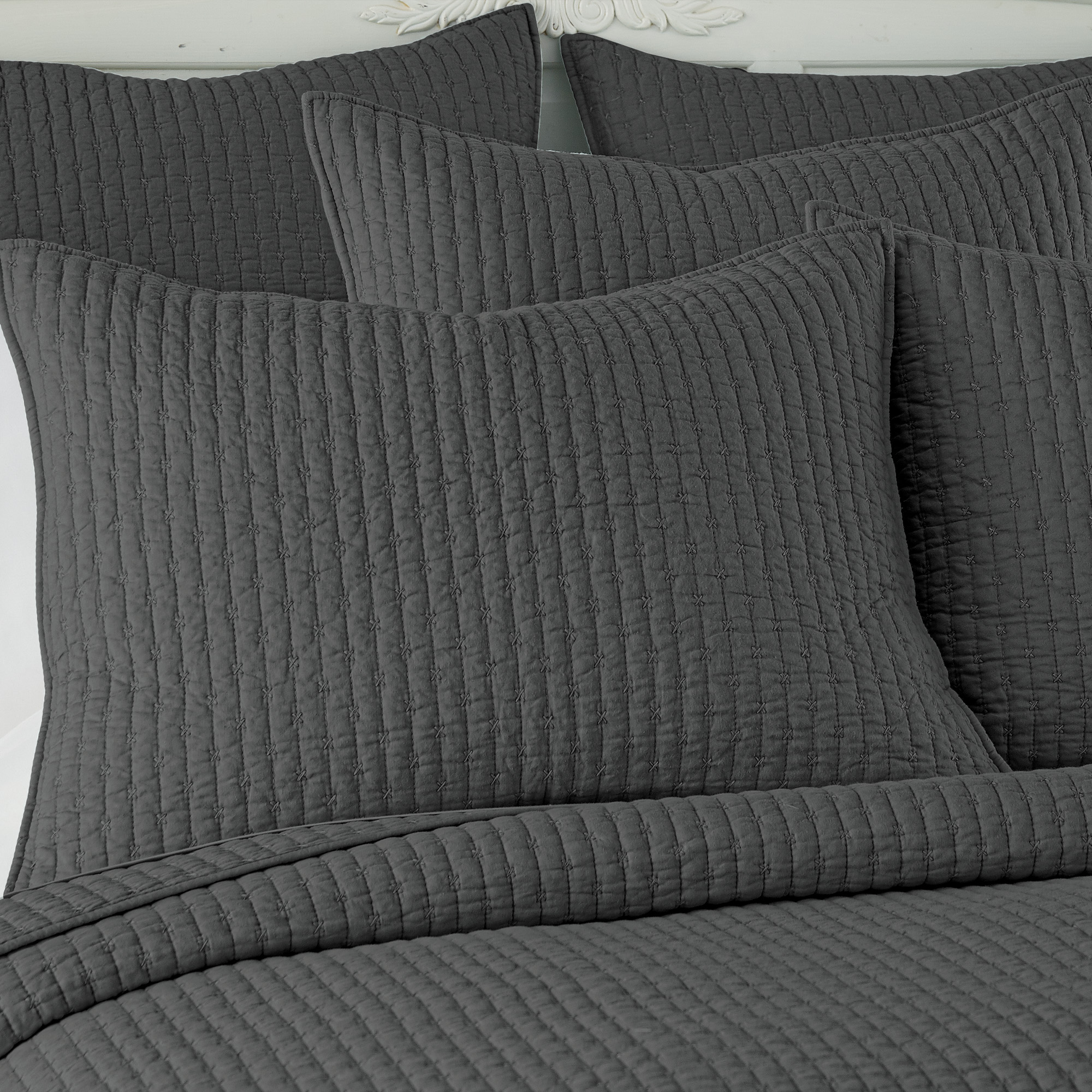 Cross Stitch Standard Sham - Levtex Home - Picture 18 of 49