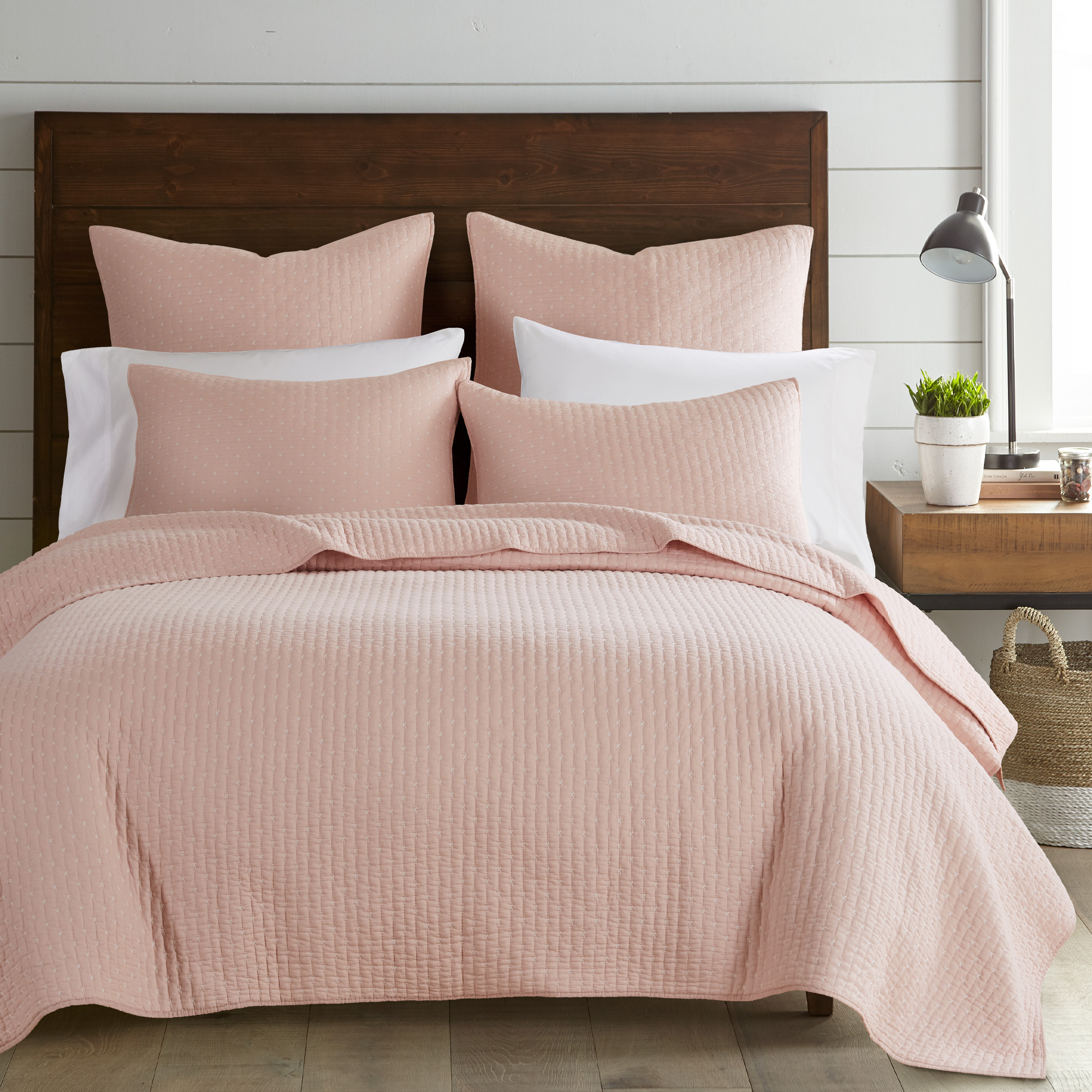 Cross Stitch Standard Sham - Levtex Home - Picture 10 of 49
