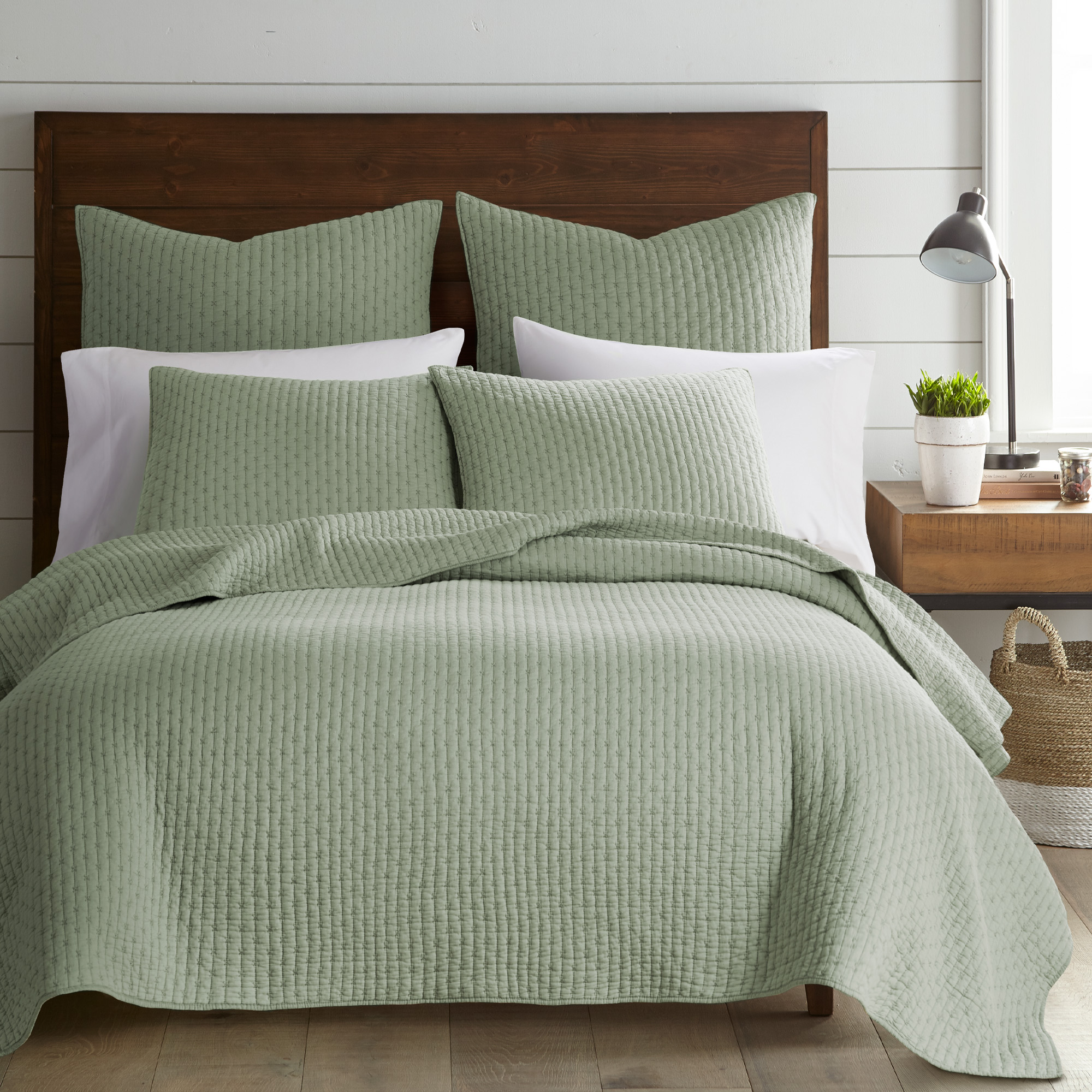 Cross Stitch Standard Sham - Levtex Home - Picture 46 of 49