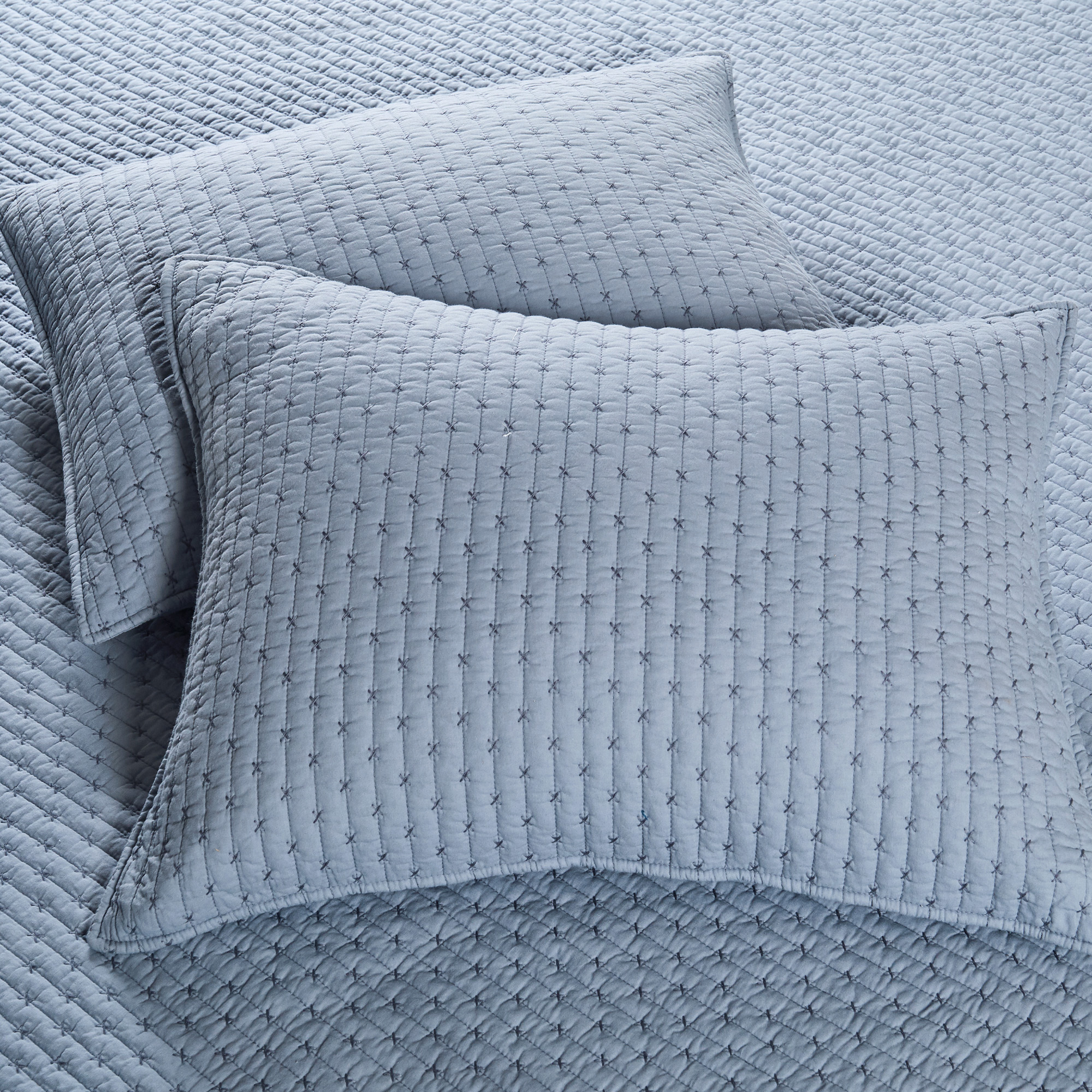 Cross Stitch Standard Sham - Levtex Home - Picture 15 of 49