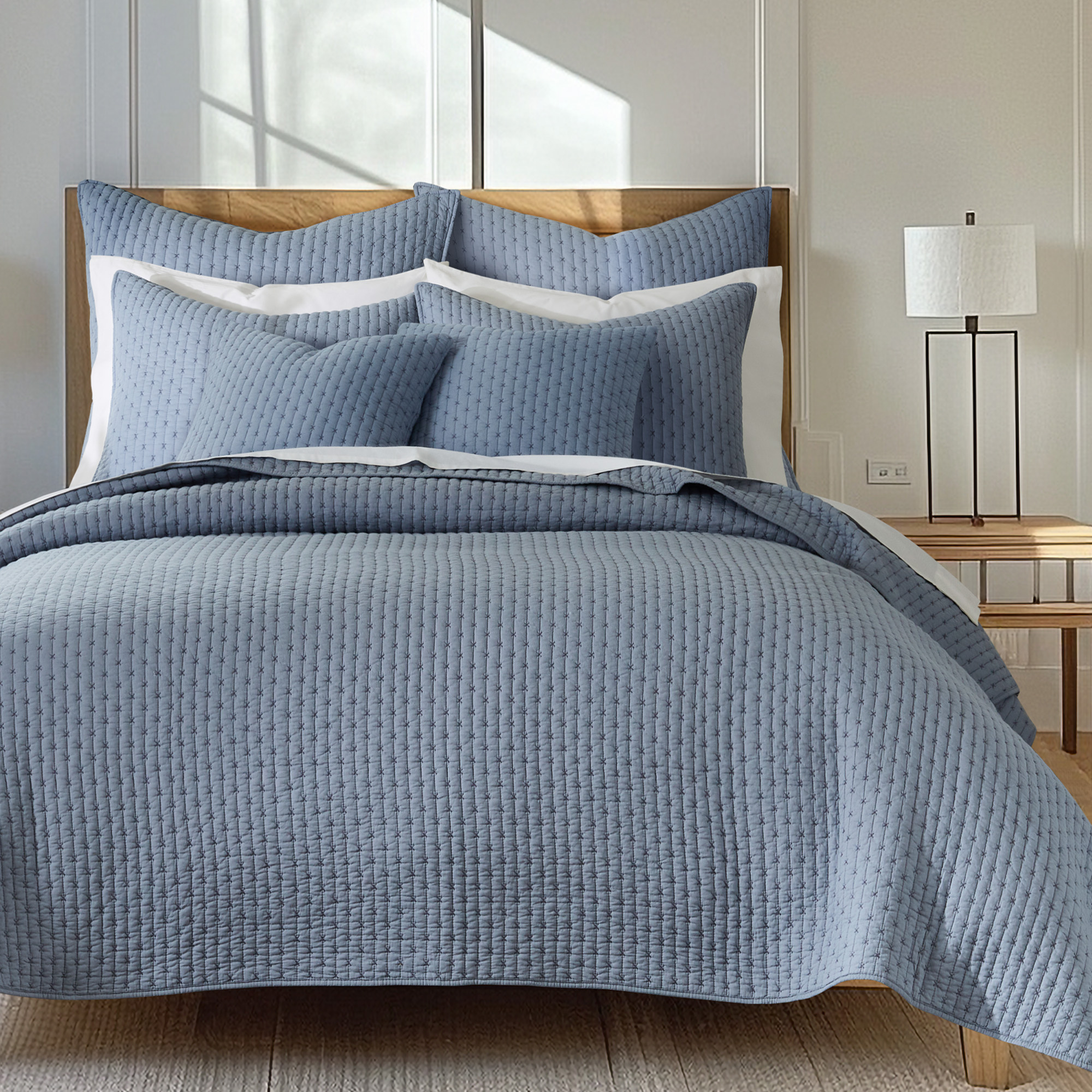 Cross Stitch Standard Sham - Levtex Home - Picture 16 of 49
