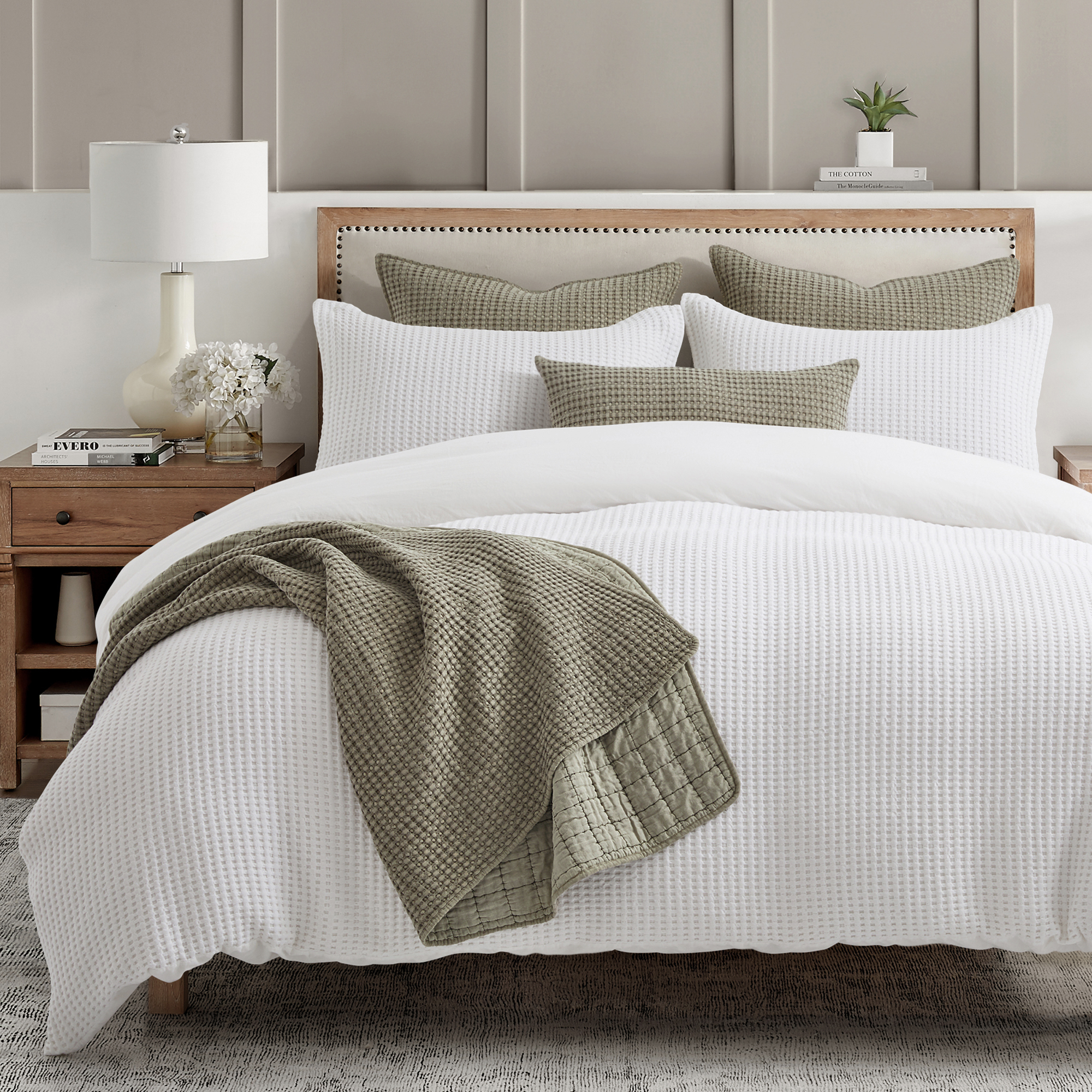 Mills Waffle Square Decorative Pillow - Levtex Home - Picture 40 of 63