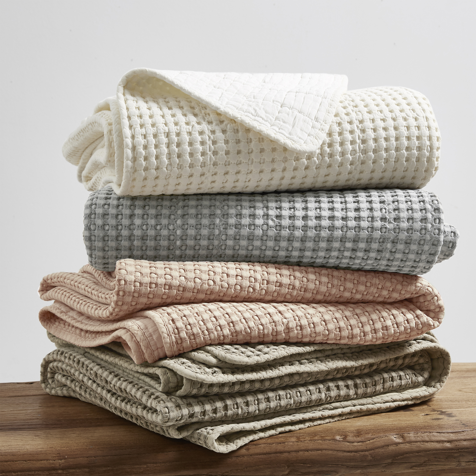 Mills Waffle Bedspread and Pillow Sham Set - Levtex Home - Picture 52 of 54