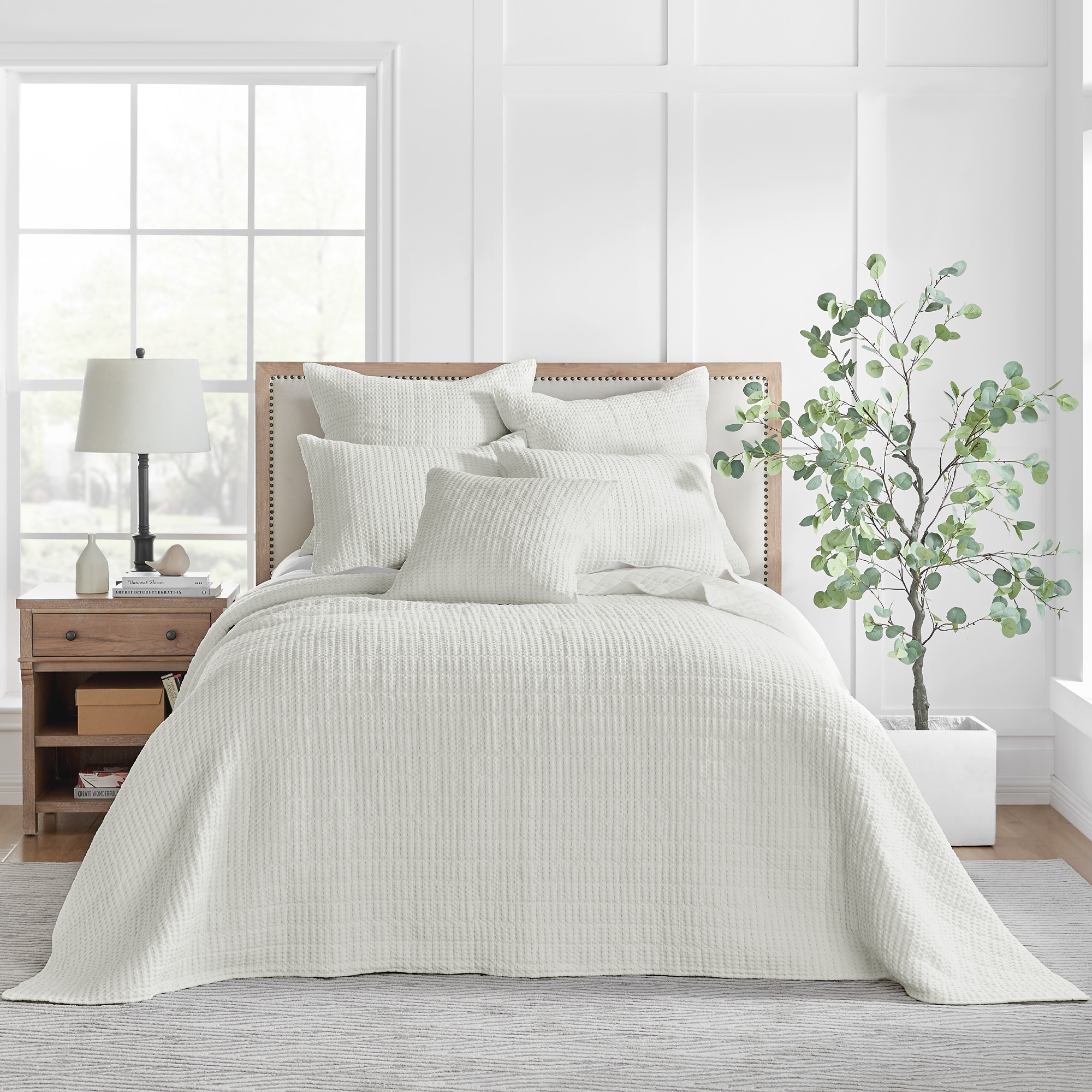 Mills Waffle Bedspread and Pillow Sham Set - Levtex Home - Picture 28 of 54