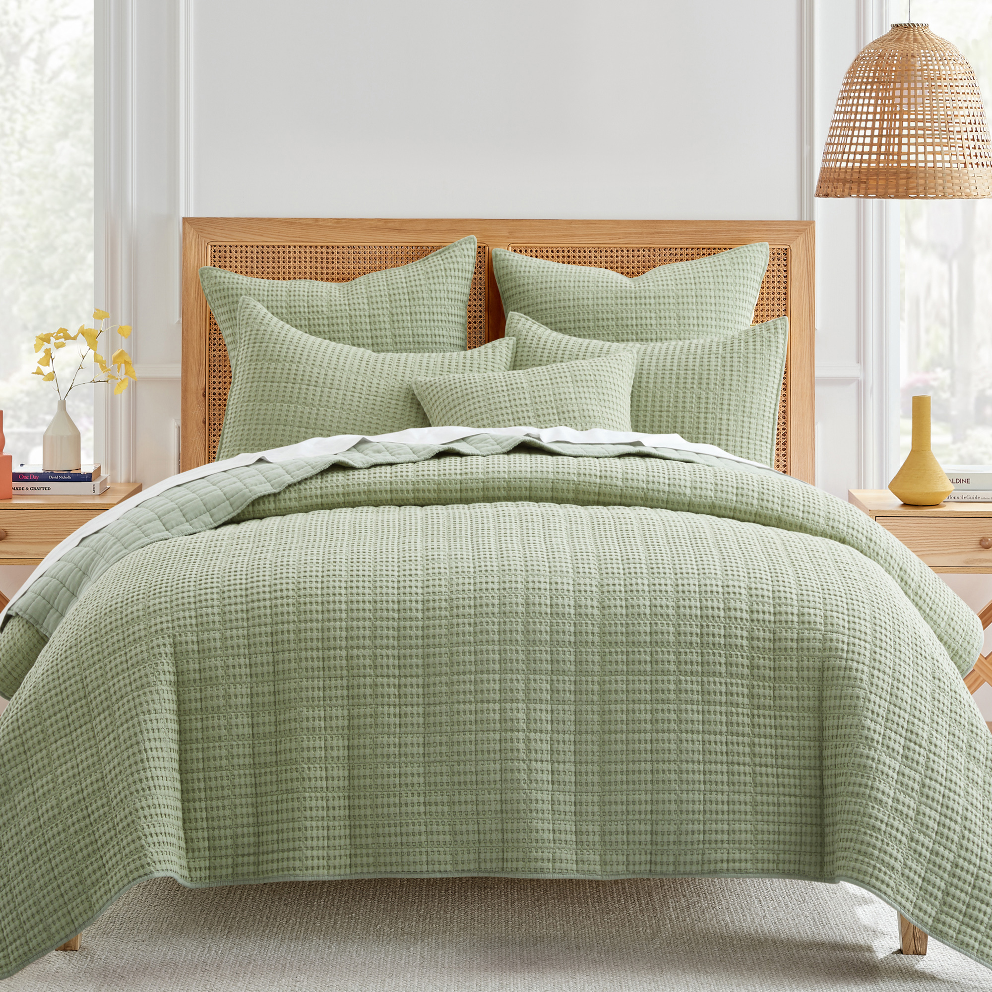 Mills Waffle Square Decorative Pillow - Levtex Home - Picture 52 of 63
