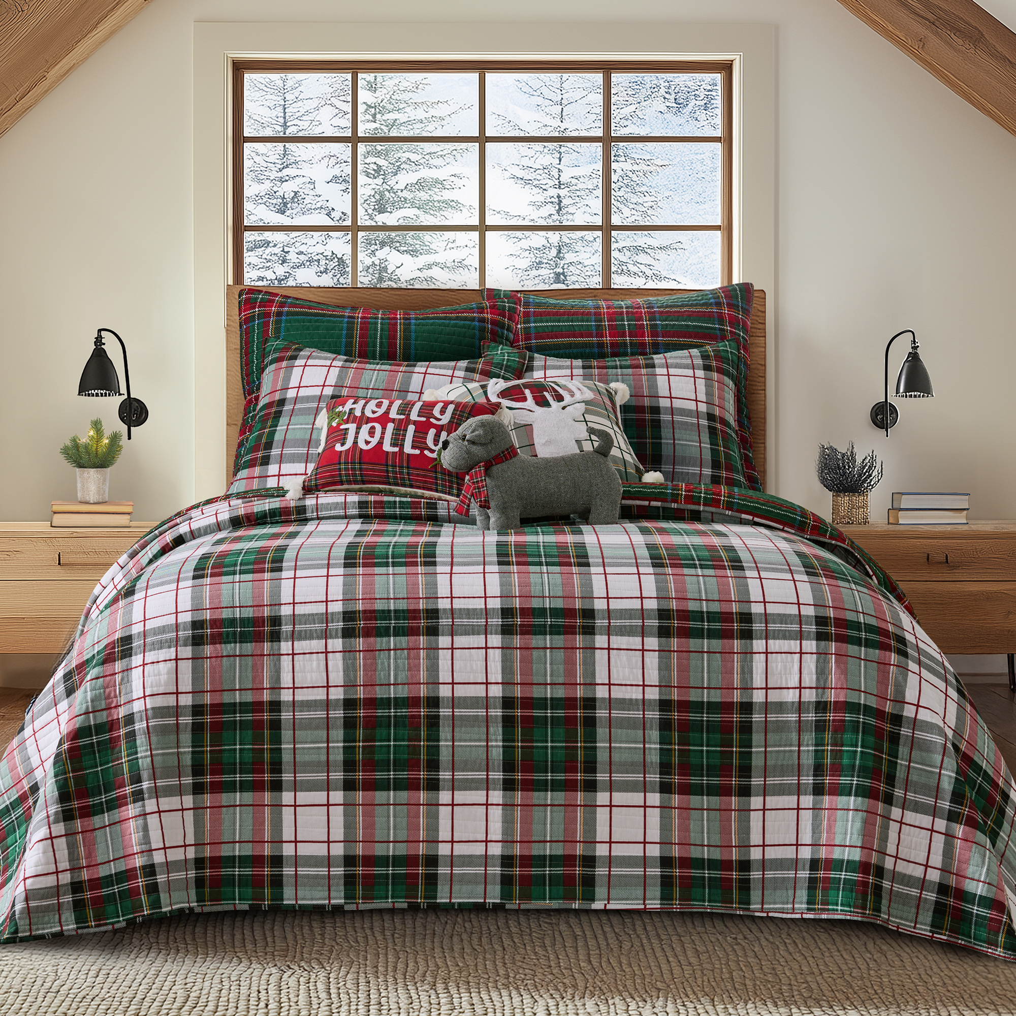 Spencer Plaid Bedspread - Levtex Home - Picture 8 of 12