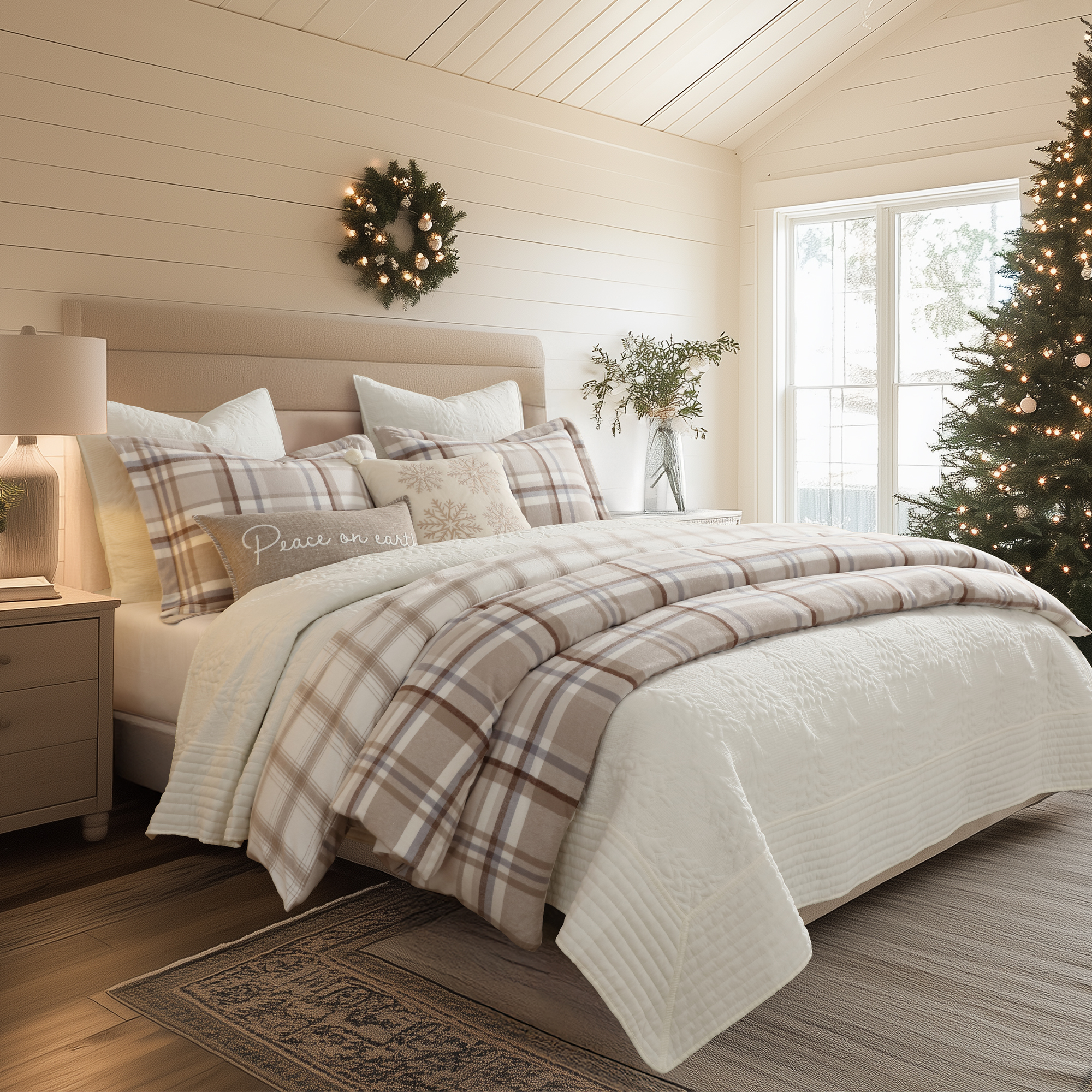 Spencer Plaid Flannel Comforter Set - Levtex Home - Picture 10 of 27