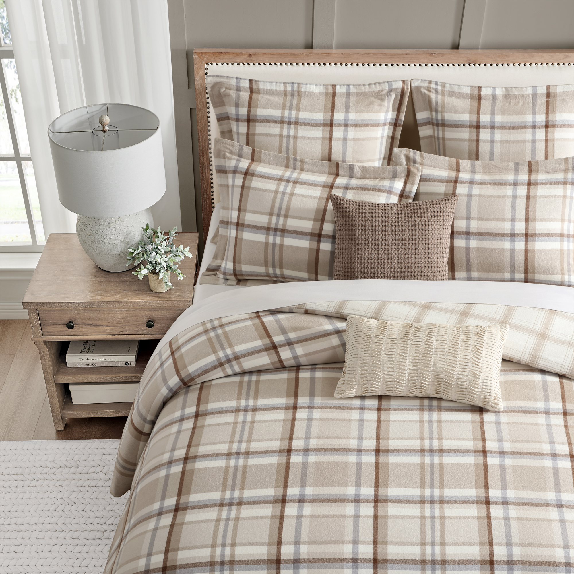 Spencer Plaid Flannel Comforter Set - Levtex Home - Picture 12 of 27