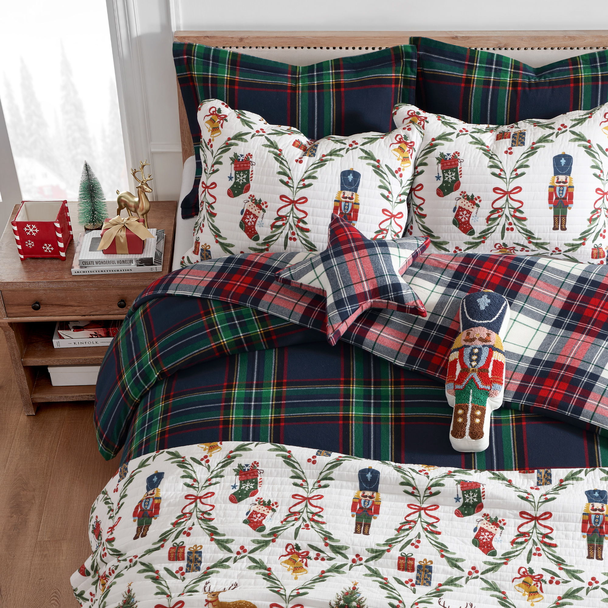 Spencer Plaid Flannel Comforter Set - Levtex Home - Picture 25 of 27