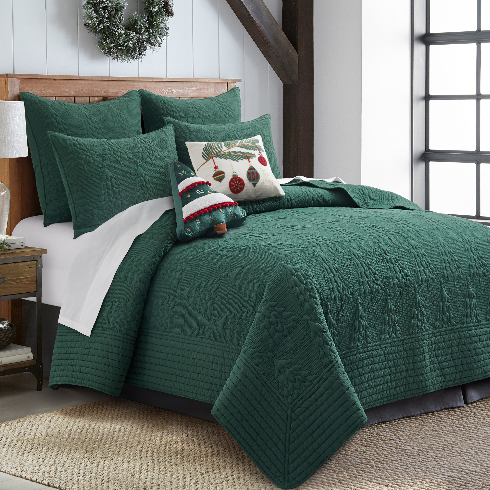 O Christmas Tree Quilt Set - Levtex Home - 第 9/23 張圖片
