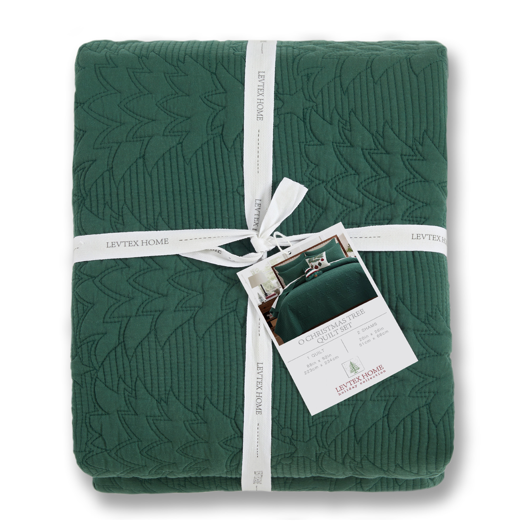 O Christmas Tree Quilt Set - Levtex Home - 第 14/23 張圖片