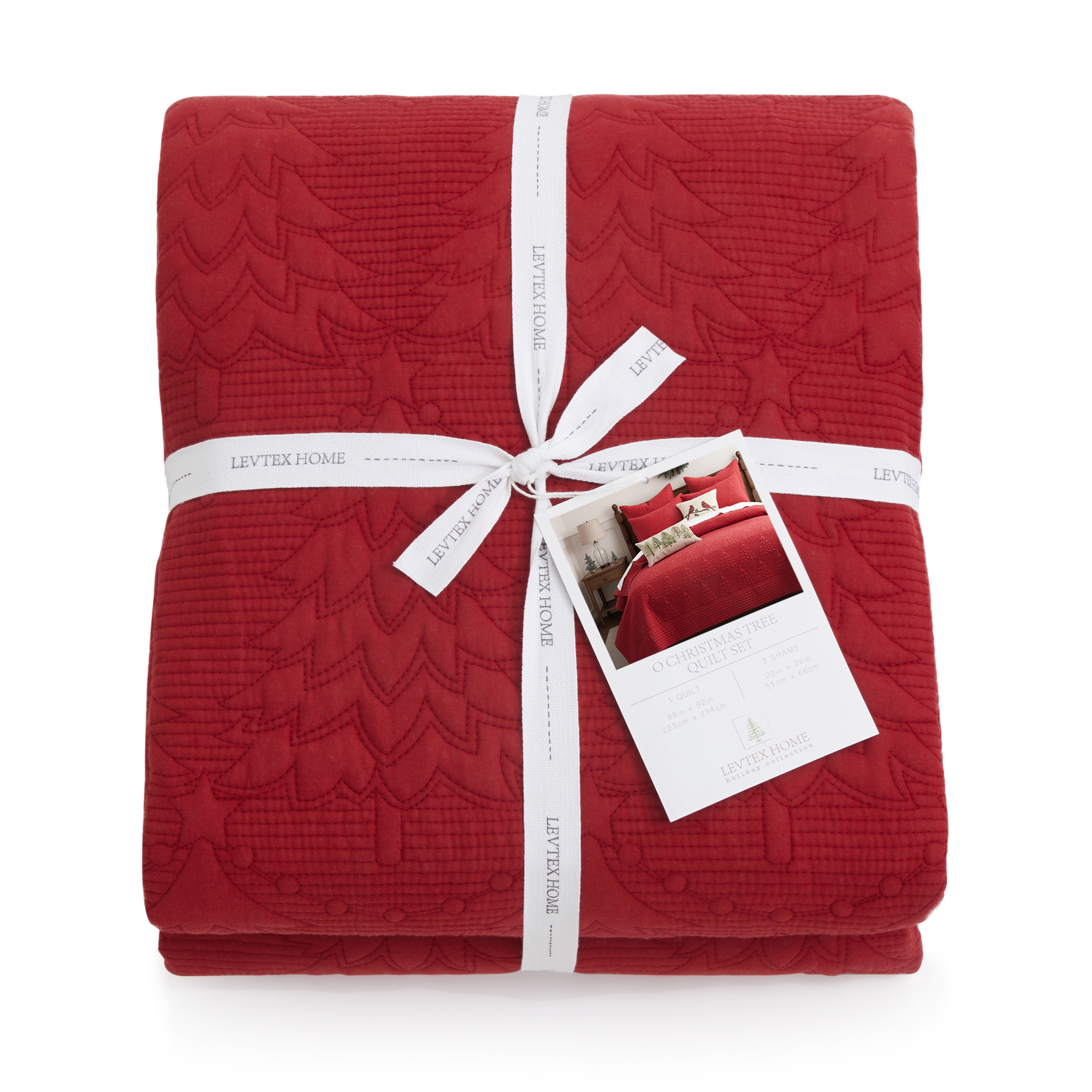 O Christmas Tree Quilt Set - Levtex Home - 第 22/23 張圖片