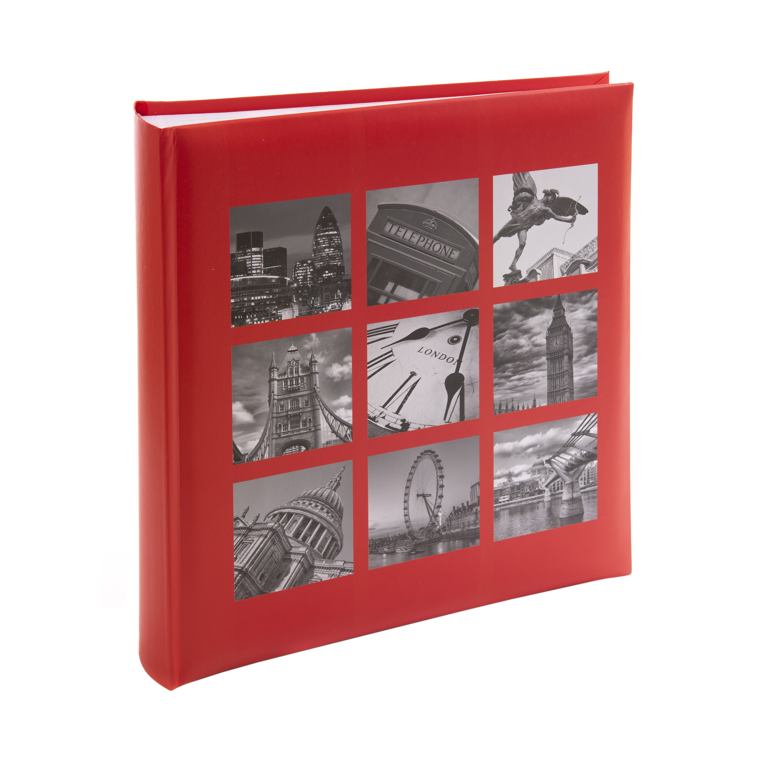 Kenro London Red Traditional Photo Album with 100 Pages 29x32cm Scrapbook - Picture 7 of 17