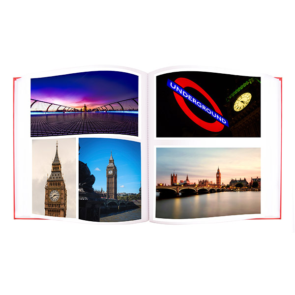 Kenro London Red Traditional Photo Album with 100 Pages 29x32cm Scrapbook - Picture 14 of 17