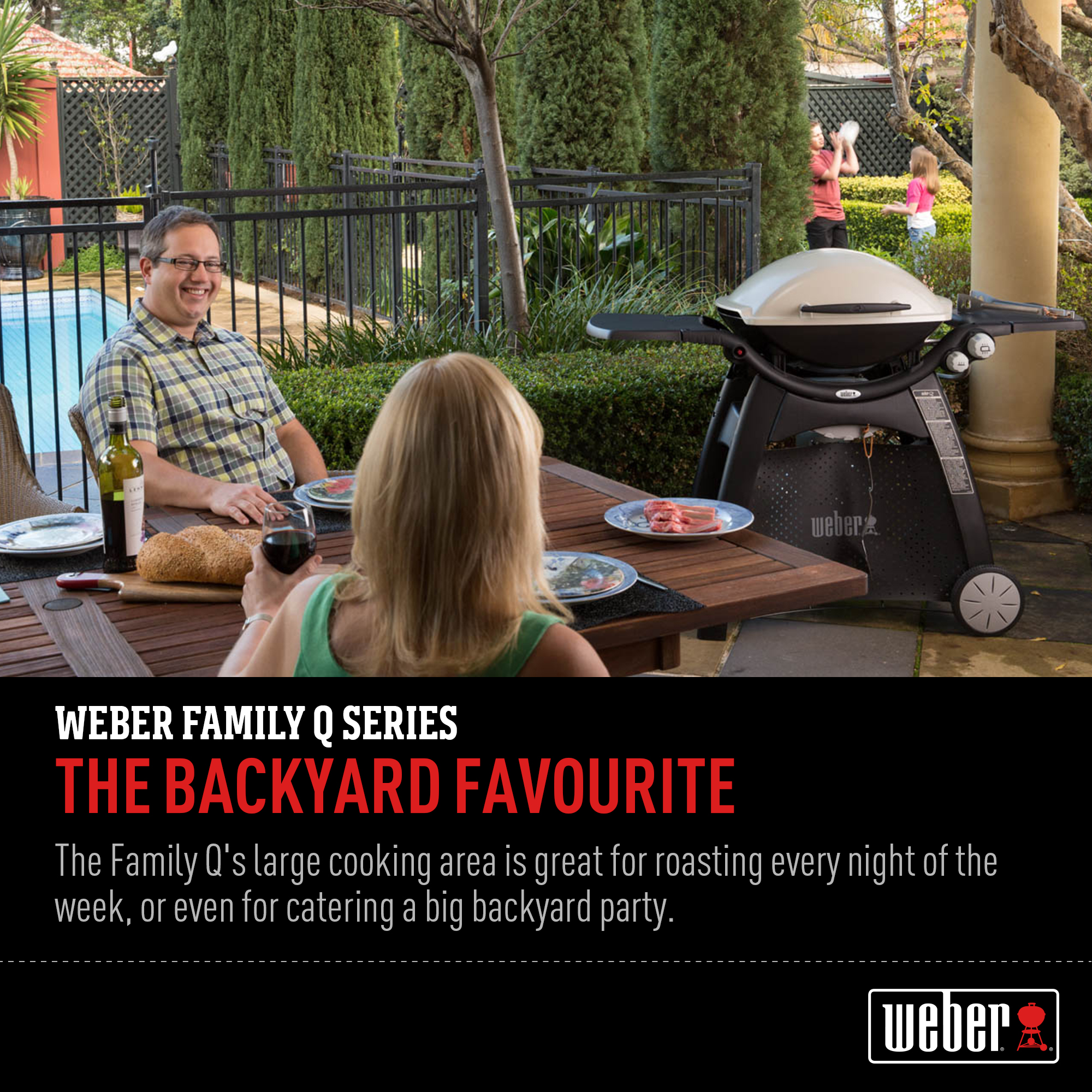 Weber Family Q (Q3100 - Classic 2nd Generation) NG BBQ - Natural Gas Required - Picture 10 of 15