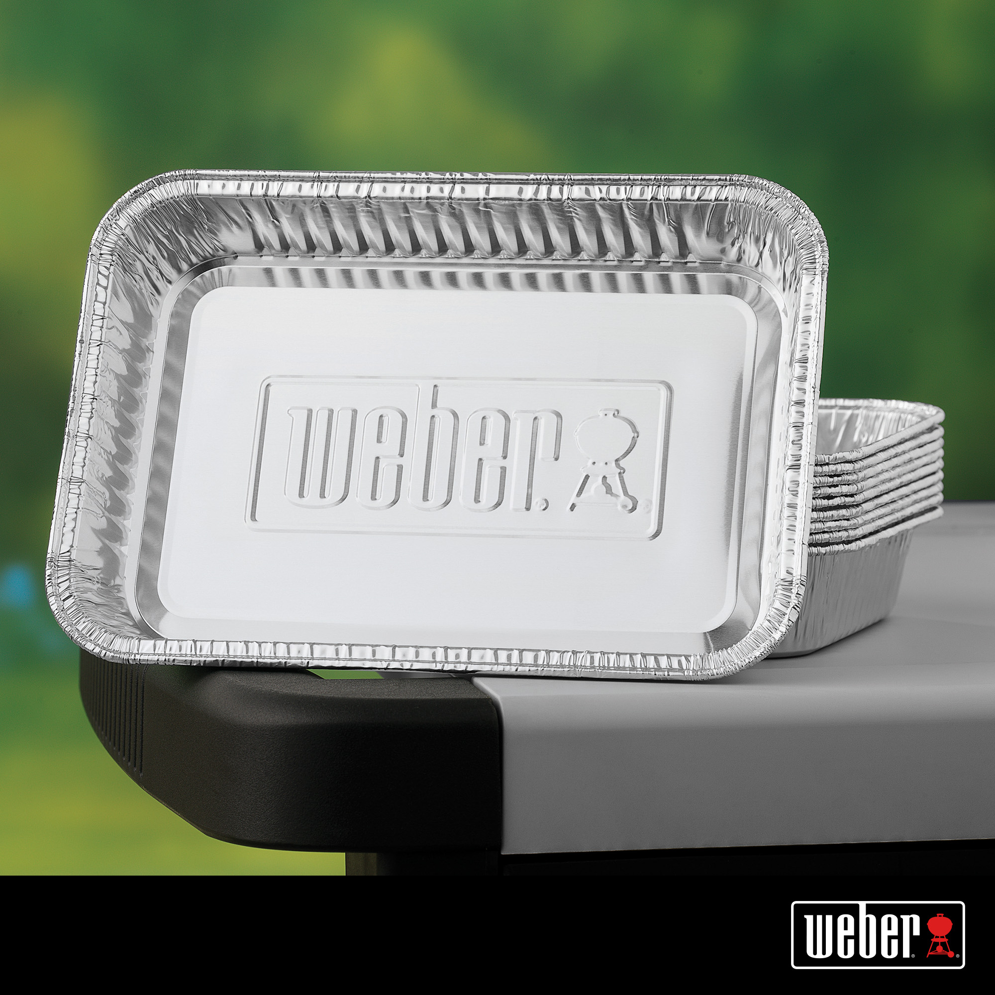 Weber Grease Tray Liner-10 pack-Aluminium Grease Catcher Drip Pan for Weber BBQs - Picture 10 of 14