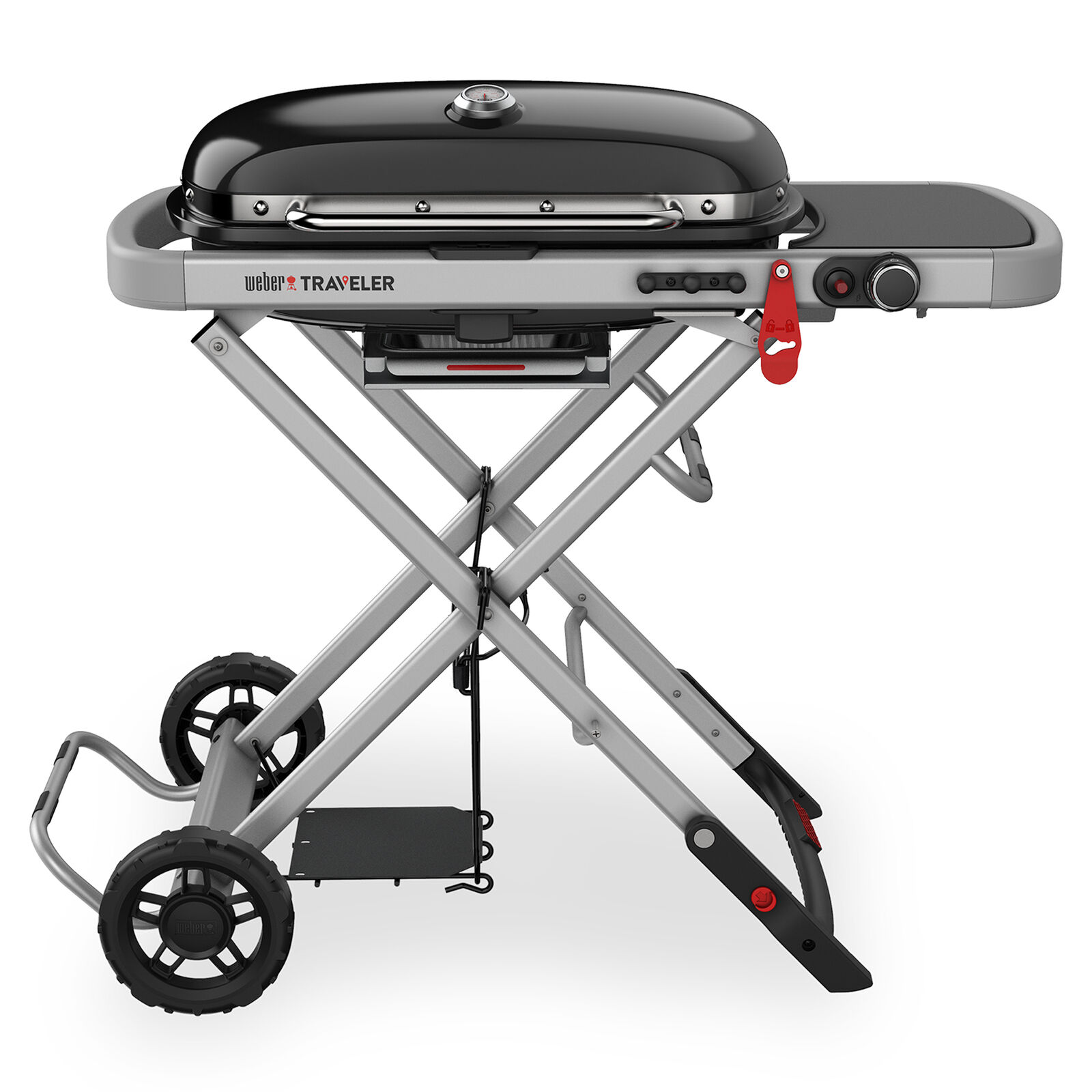 Weber Traveler Portable Gas BBQ Grill Camping Barbecue (LPG) - Picture 8 of 16