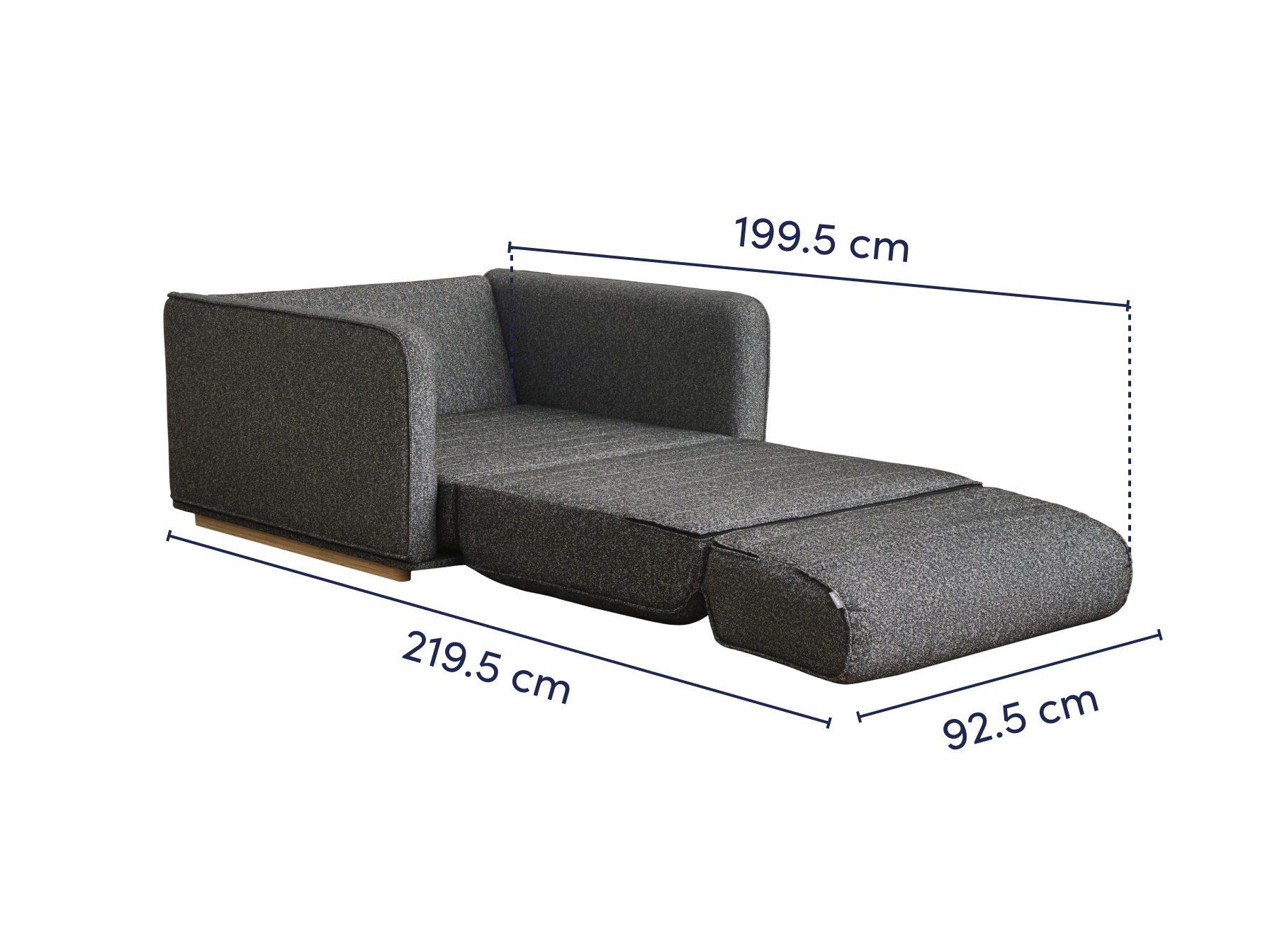 Koala Cushy 1.5/2.5/3 Seater Single/Double/Queen Sofa Bed Lounge Coach