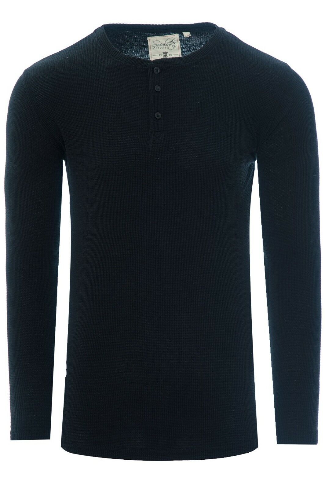 Mens Long Sleeve Grandad TShirt Casual Shirt Cotton Rich Base Layer Raglan Top eBay